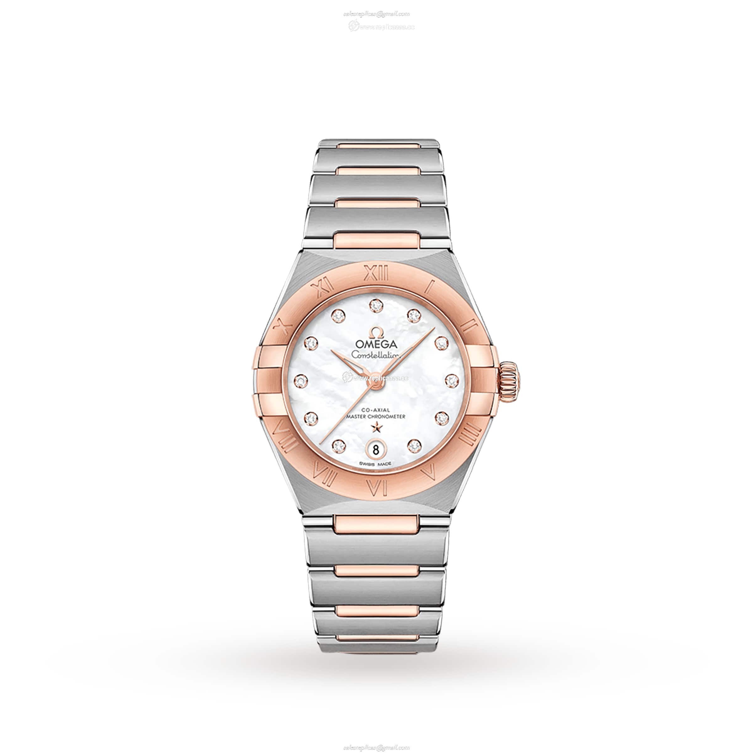 Omega Constellation Manhattan Co-Axial 29mm Ladies details O13120292055001