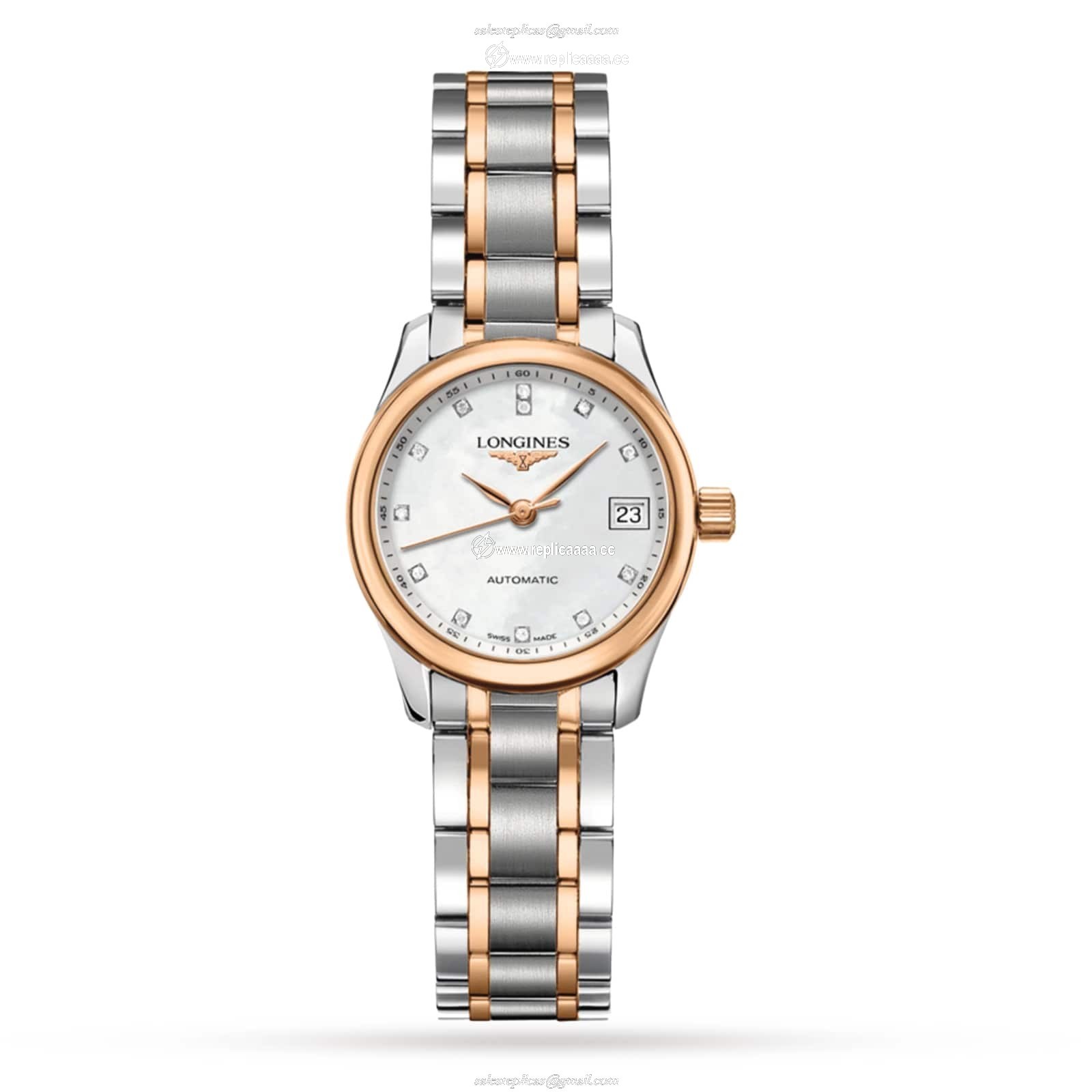 Longines Master Collection 25.5mm Stainless Steel/Gold 18K Automatic Ladies details L21285897