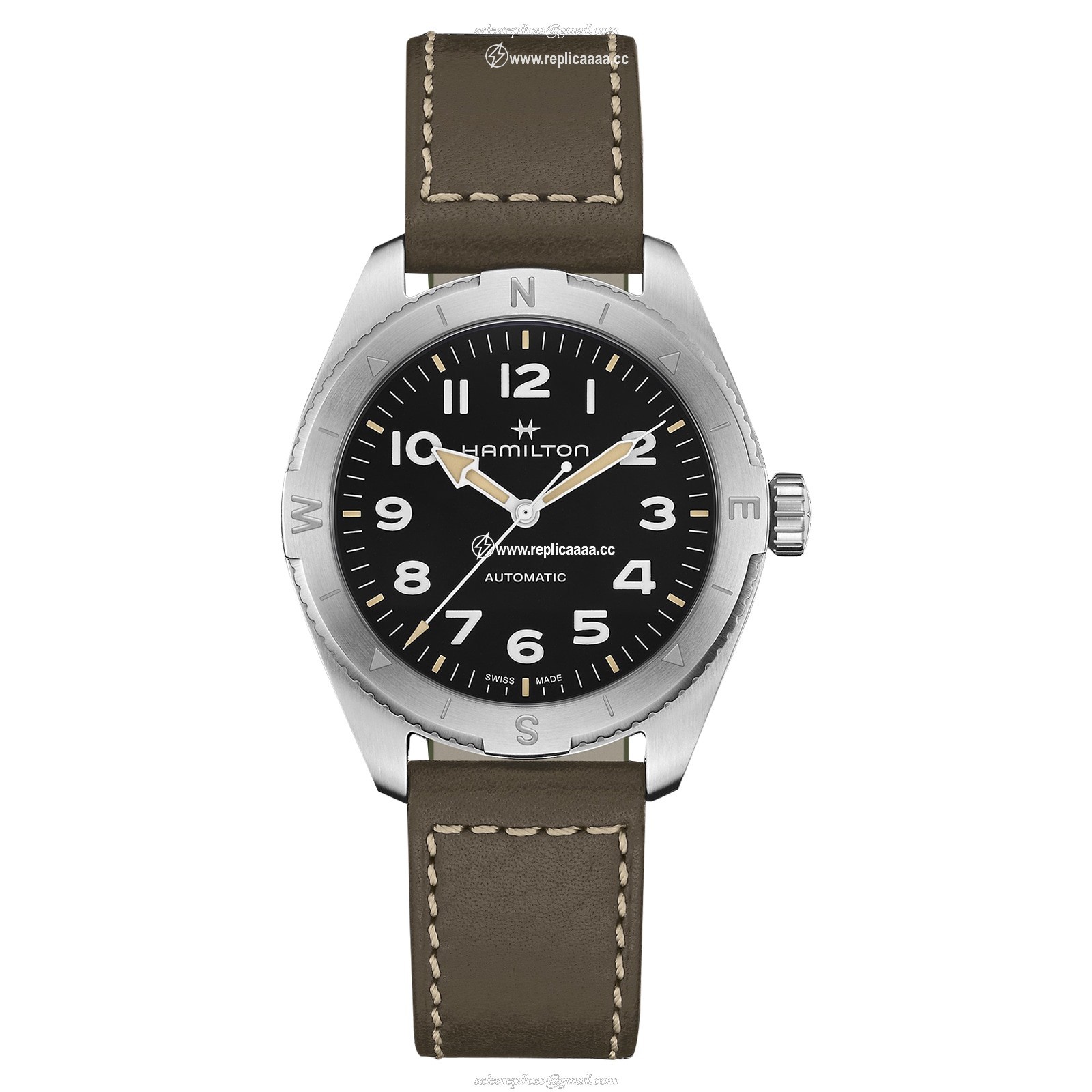 Hamilton Khaki Field Expedition 41mm Mens details Black H70315830