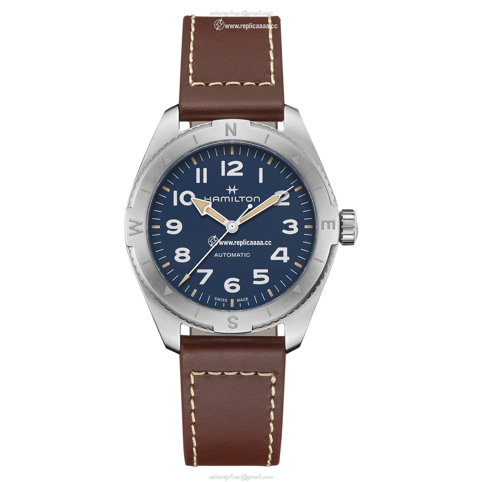 Hamilton Khaki Field Expedition 41mm Mens details Blue H70315540 1 Hamilton Khaki Field Expedition 41mm Mens details Blue H70315540