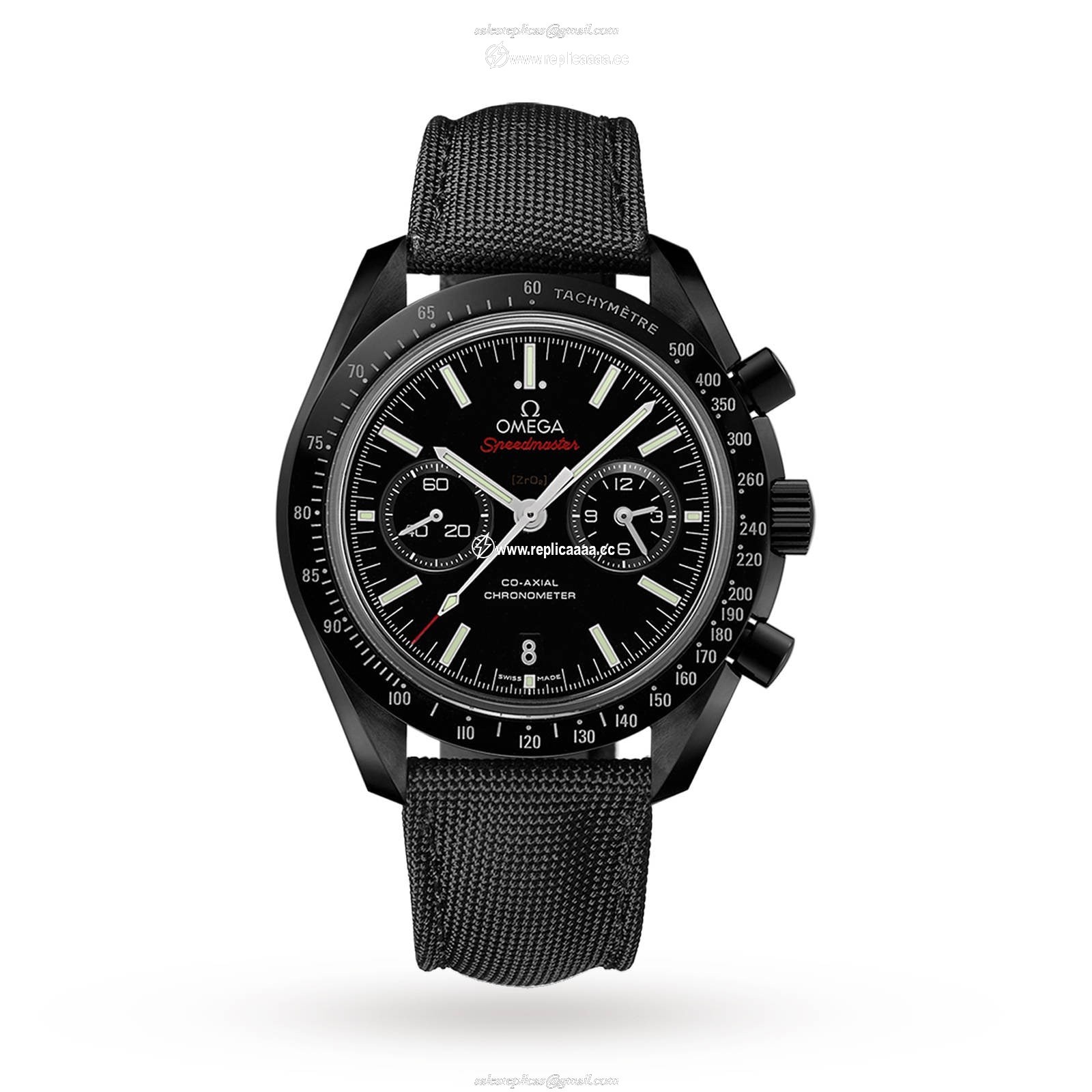 Omega Dark Side of The Moon Mens 44.25mm Ceramic details O31192445101007 1 Omega Dark Side of The Moon Mens 44.25mm Ceramic details O31192445101007