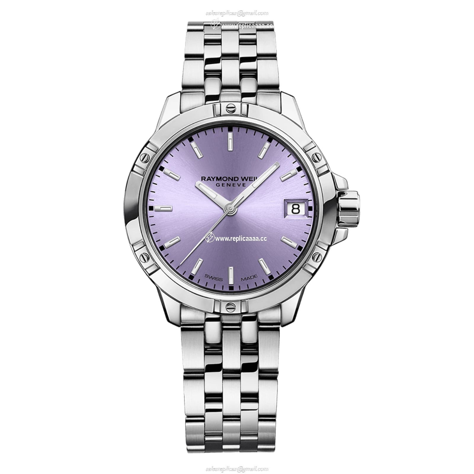 Raymond Weil Tango Classic Quartz 30mm Ladies details Lavender 5960-ST-46001