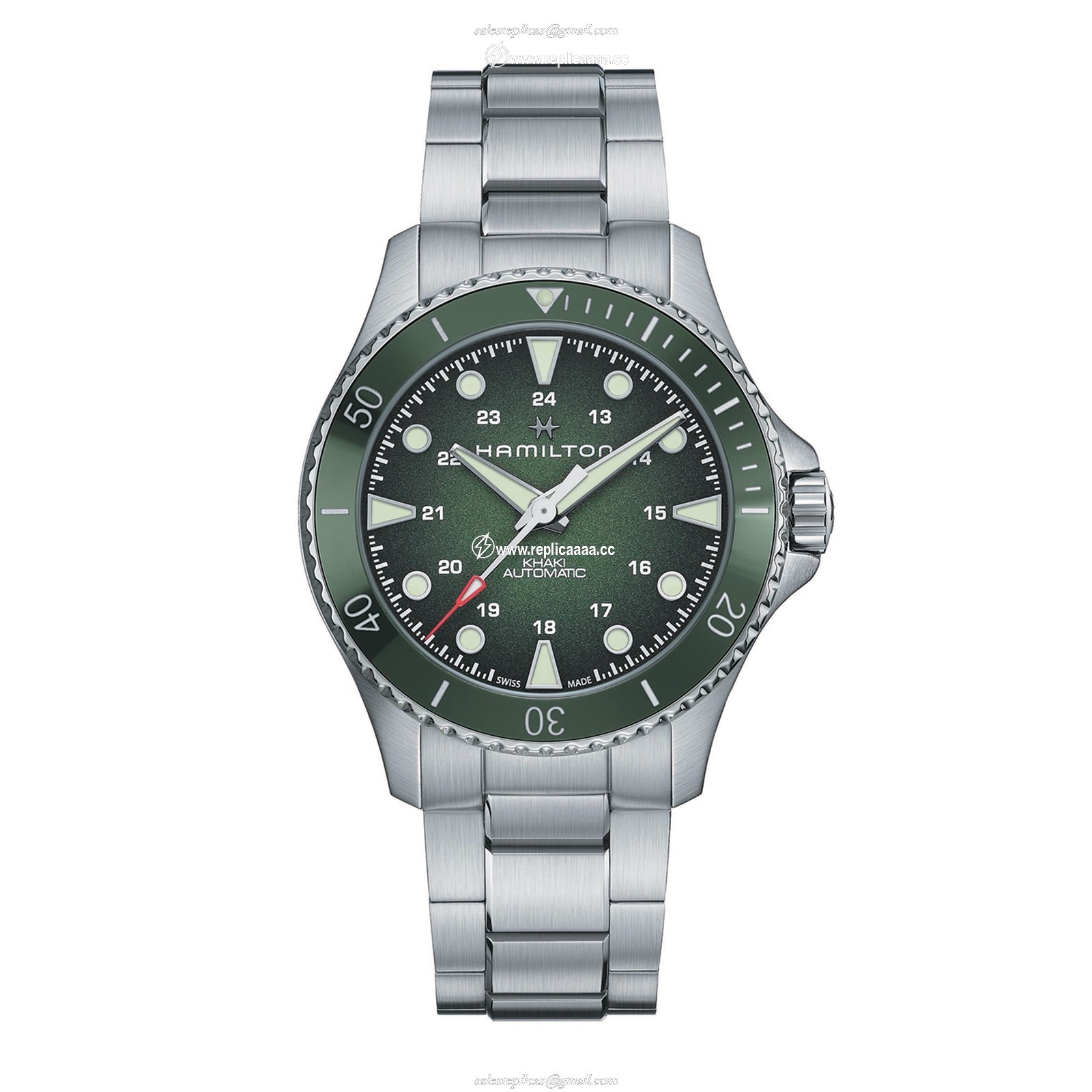 Hamilton Khaki Navy Scuba 43mm Mens details H82525160
