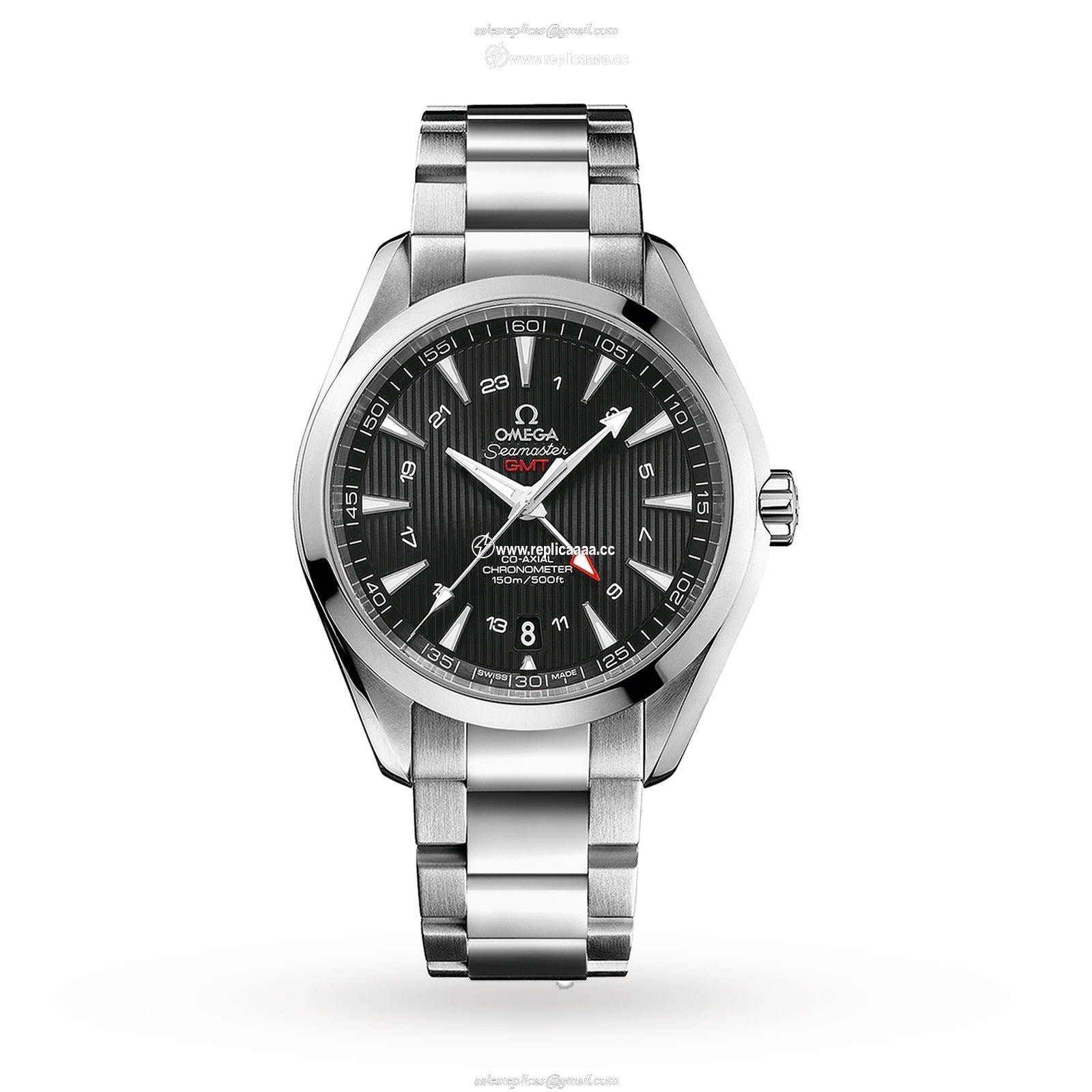 Omega Seamaster Aqua Terra 150m Co-Axial Chronometer GMT 43mm O23110432201001 1 Omega Seamaster Aqua Terra 150m Co-Axial Chronometer GMT 43mm O23110432201001