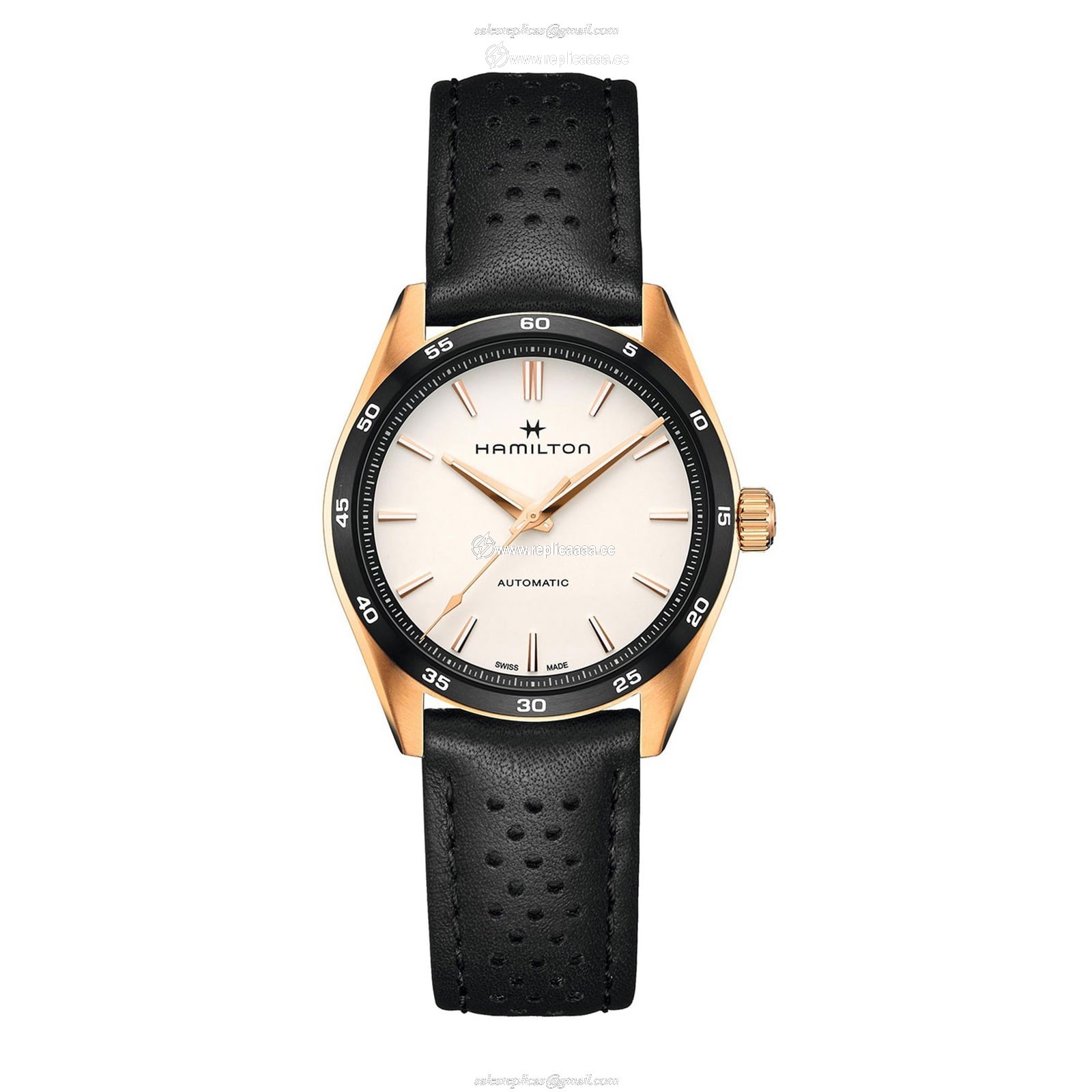 Hamilton Jazzmaster Performer Automatic 38mm Mens details White H36225770