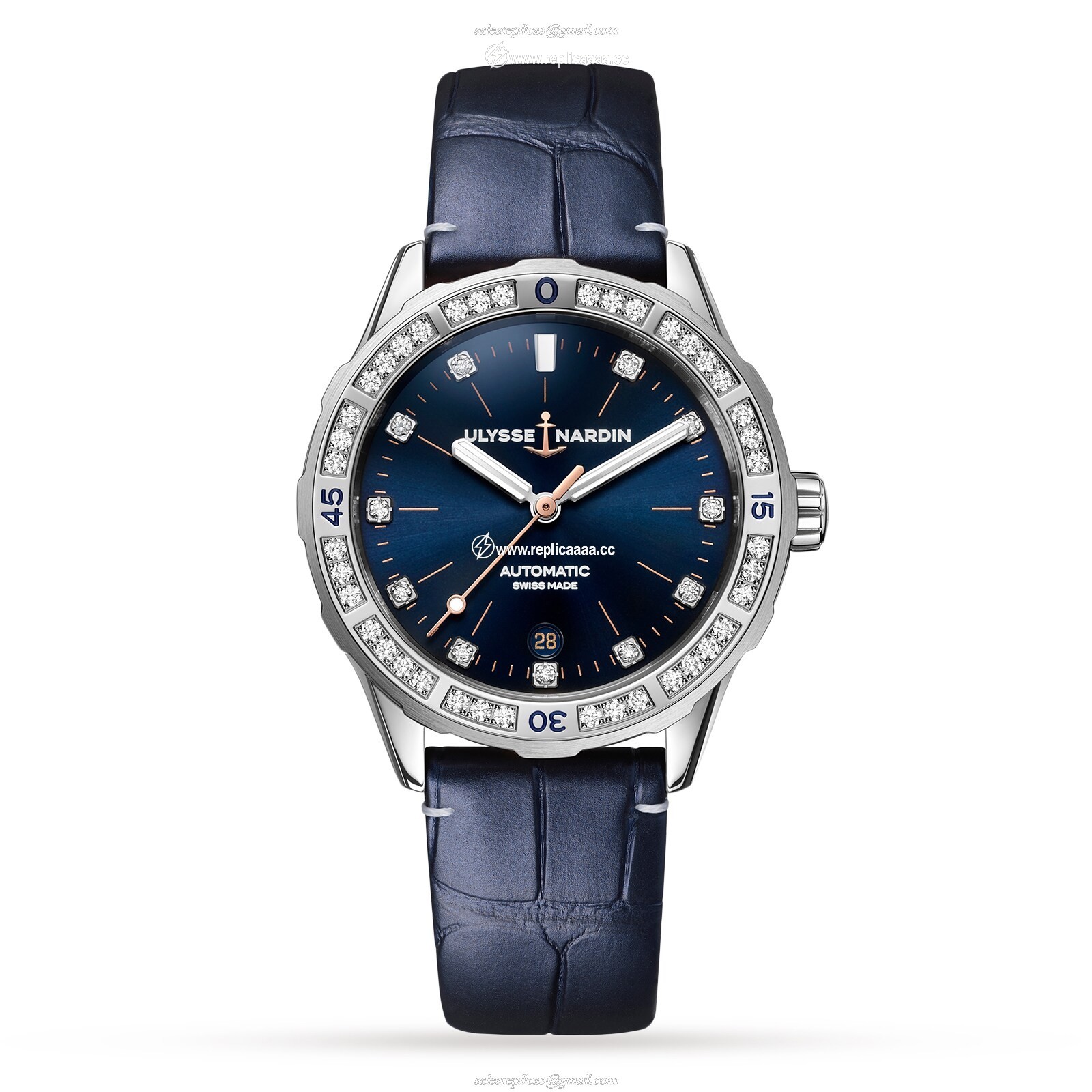 Ulysse Nardin Diver 39mm Stainless Steel Case 8163-182B.1/13