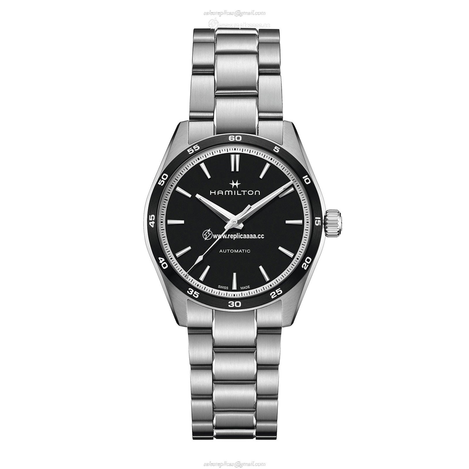 Hamilton Jazzmaster Performer Automatic 38mm Mens details Black H36205130 1 Hamilton Jazzmaster Performer Automatic 38mm Mens details Black H36205130