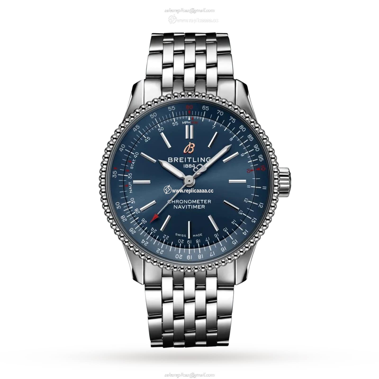 Breitling Navitimer Automatic 35 Stainless Steel details A17395161C1A1