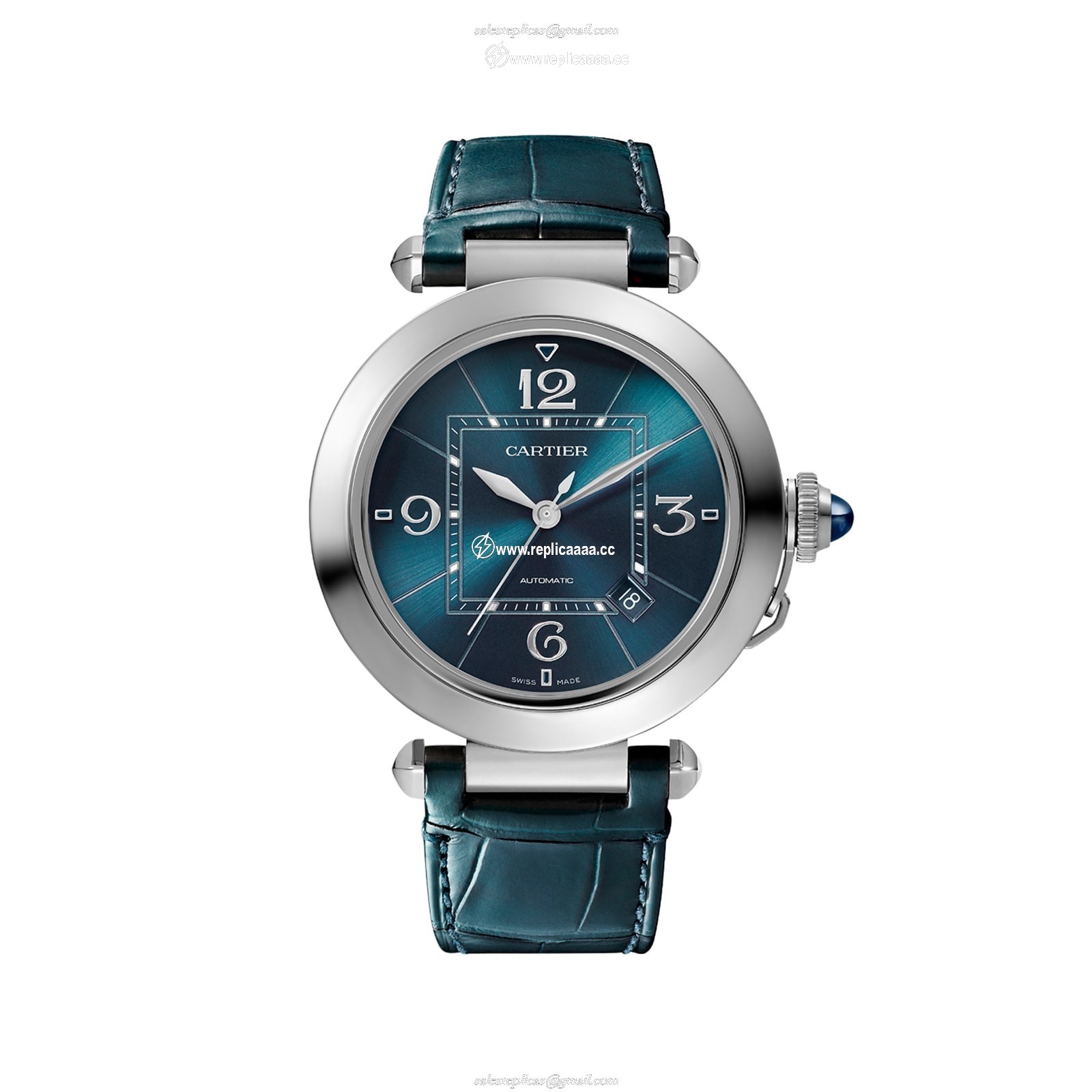 Cartier Pasha de Cartier details 41 mm mechanical movement with automatic winding caliber 1847 MC. WSPA0038 1 Cartier Pasha de Cartier details 41 mm mechanical movement with automatic winding caliber 1847 MC. WSPA0038