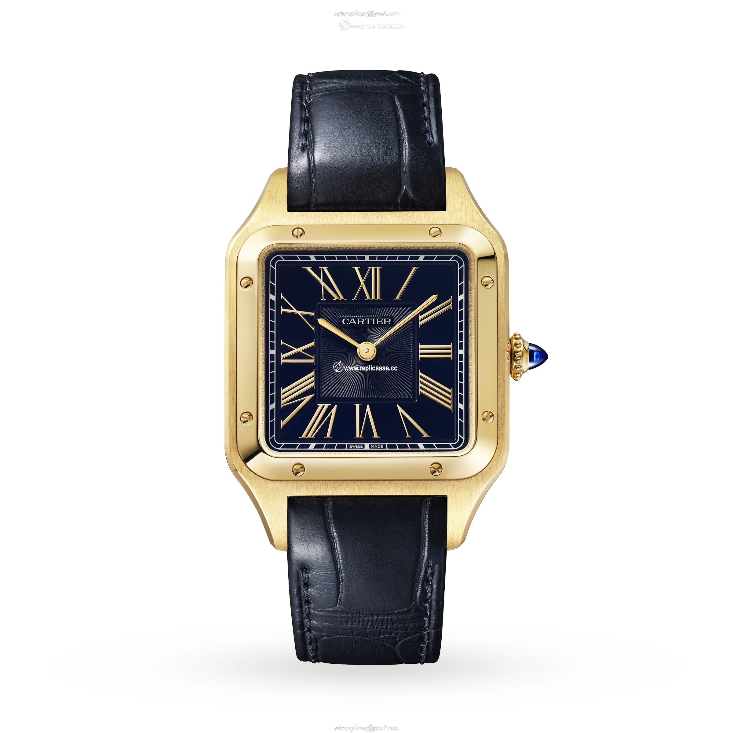 Cartier Santos-Dumont details Large Model Yellow Gold High Autonomy Quartz WGSA0077 1 Cartier Santos-Dumont details Large Model Yellow Gold High Autonomy Quartz WGSA0077