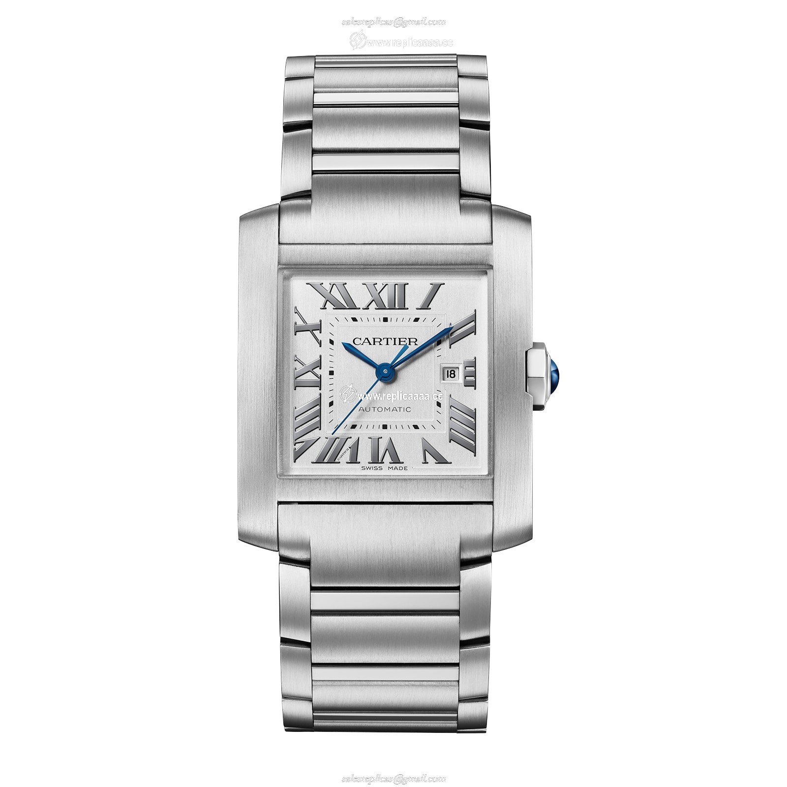 Cartier Tank Francaise details Large Model Automatic Mechanical Movement Steel WSTA0067 1 Cartier Tank Francaise details Large Model Automatic Mechanical Movement Steel WSTA0067