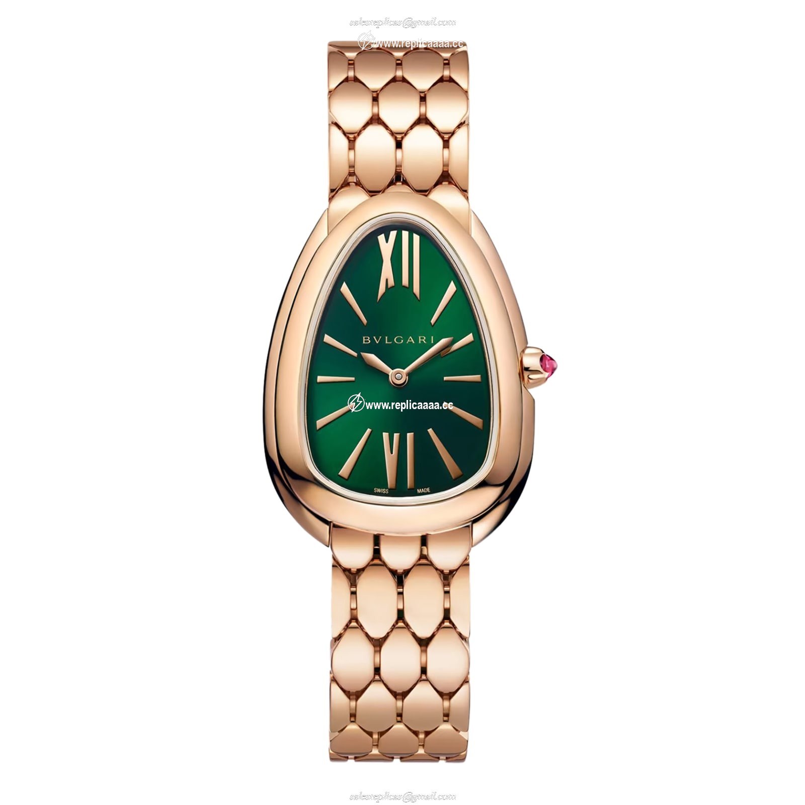 Bvlgari Serpenti Seduttori 33mm Ladies details - Green 103922 1 Bvlgari Serpenti Seduttori 33mm Ladies details - Green 103922