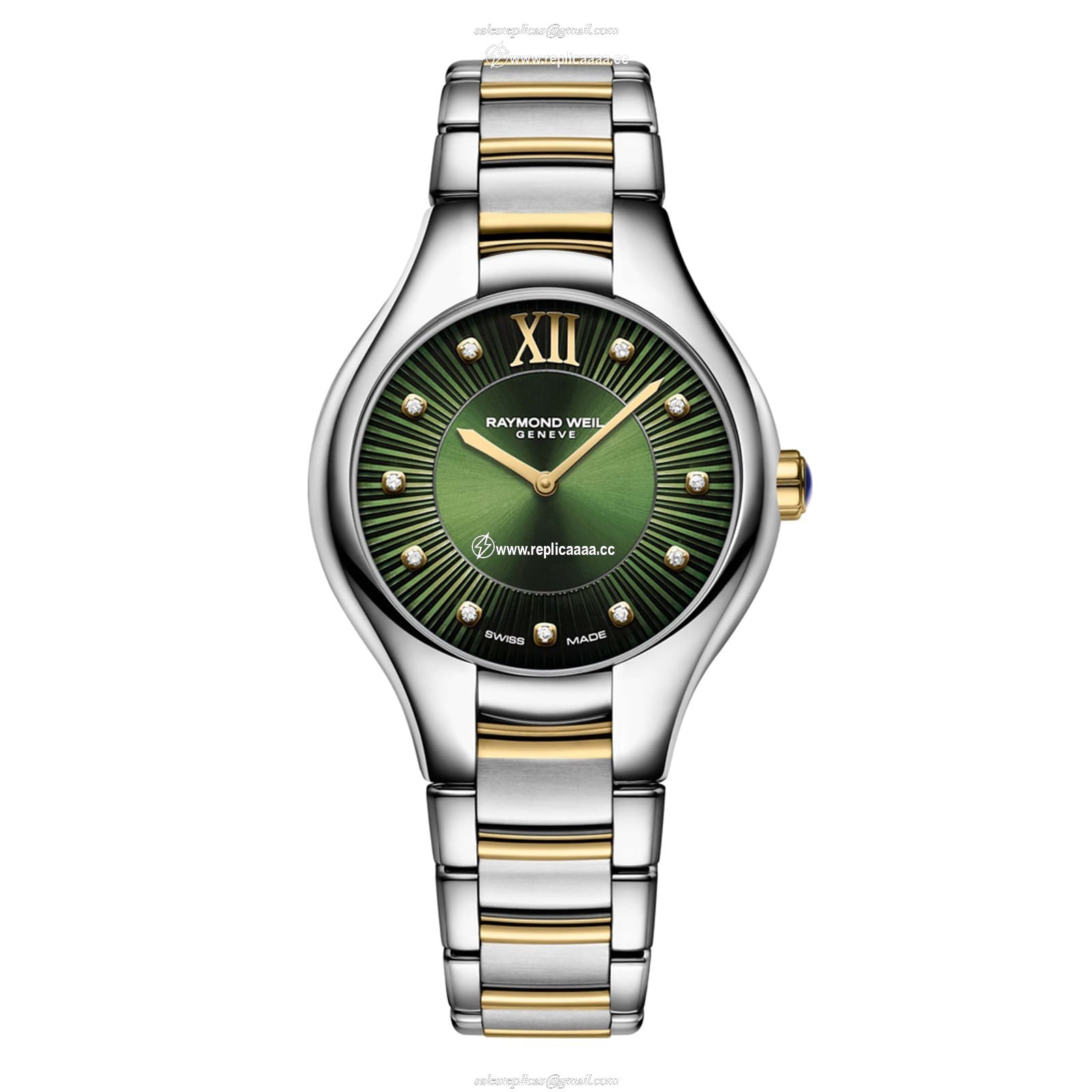 Raymond Weil Noemia Two-Tone Quartz 24mm Ladies details 5124-STP-52181