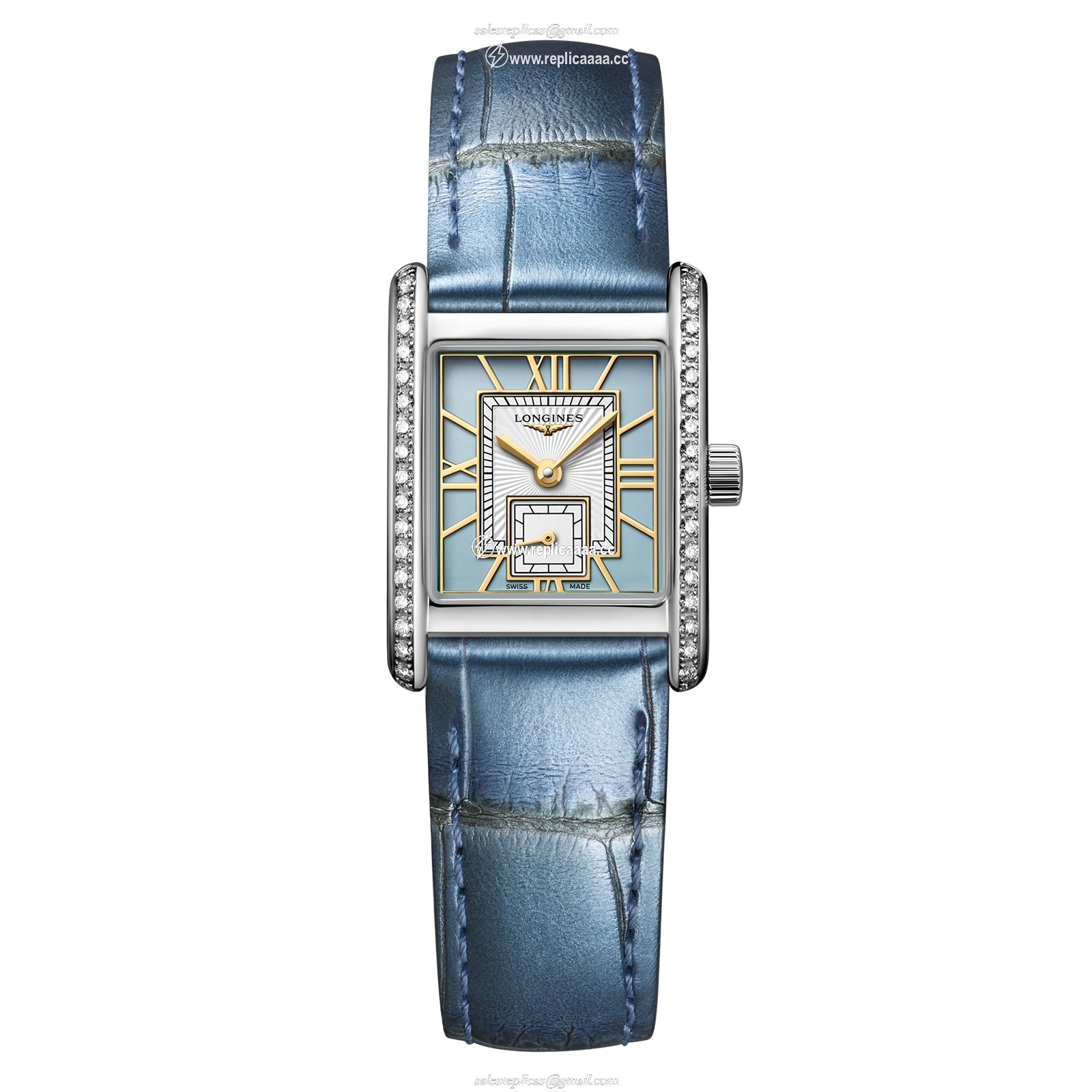 Longines Mini Dolce Vita 21.5mm X 29mm Ladies details Blue L52000952 1 Longines Mini Dolce Vita 21.5mm X 29mm Ladies details Blue L52000952