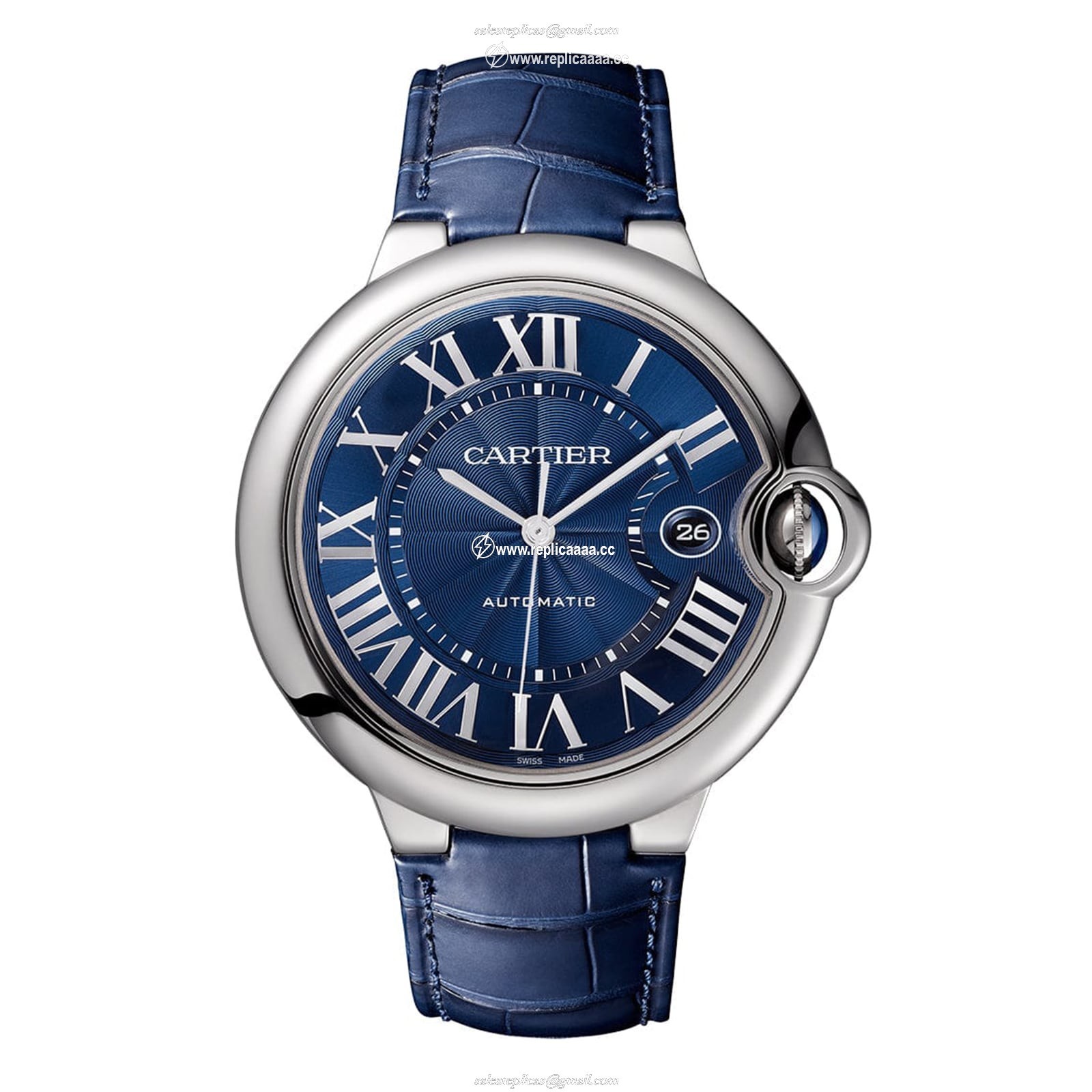 Cartier Ballon Bleu de Cartier details 42 mm. Mechanical movement with automatic winding caliber 1847 MC. WSBB0027 1 Cartier Ballon Bleu de Cartier details 42 mm. Mechanical movement with automatic winding caliber 1847 MC. WSBB0027