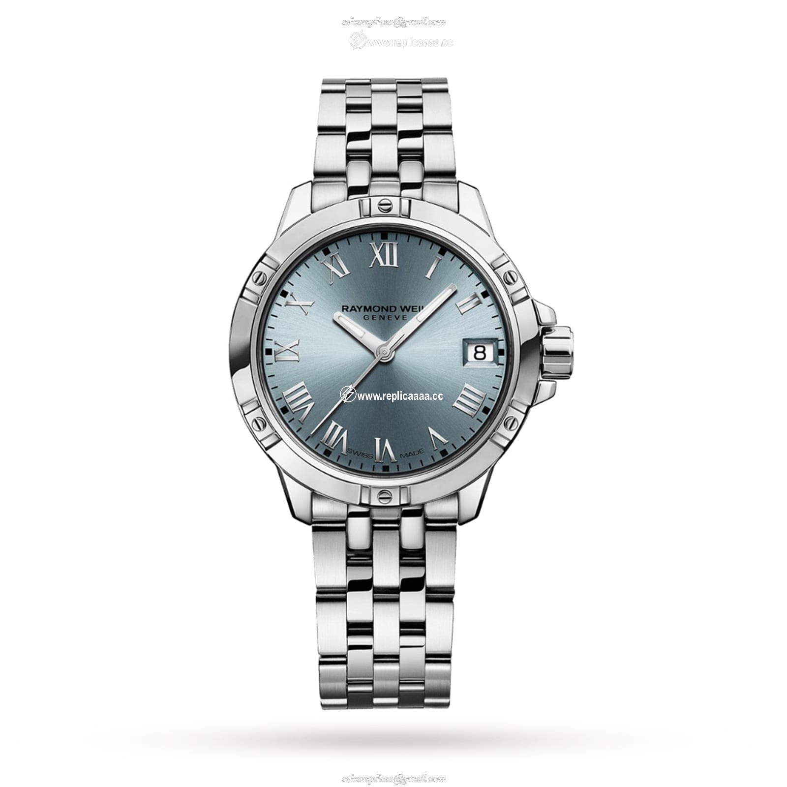 Raymond Weil Tango 30mm Ladies details Blue 5960-ST-00500