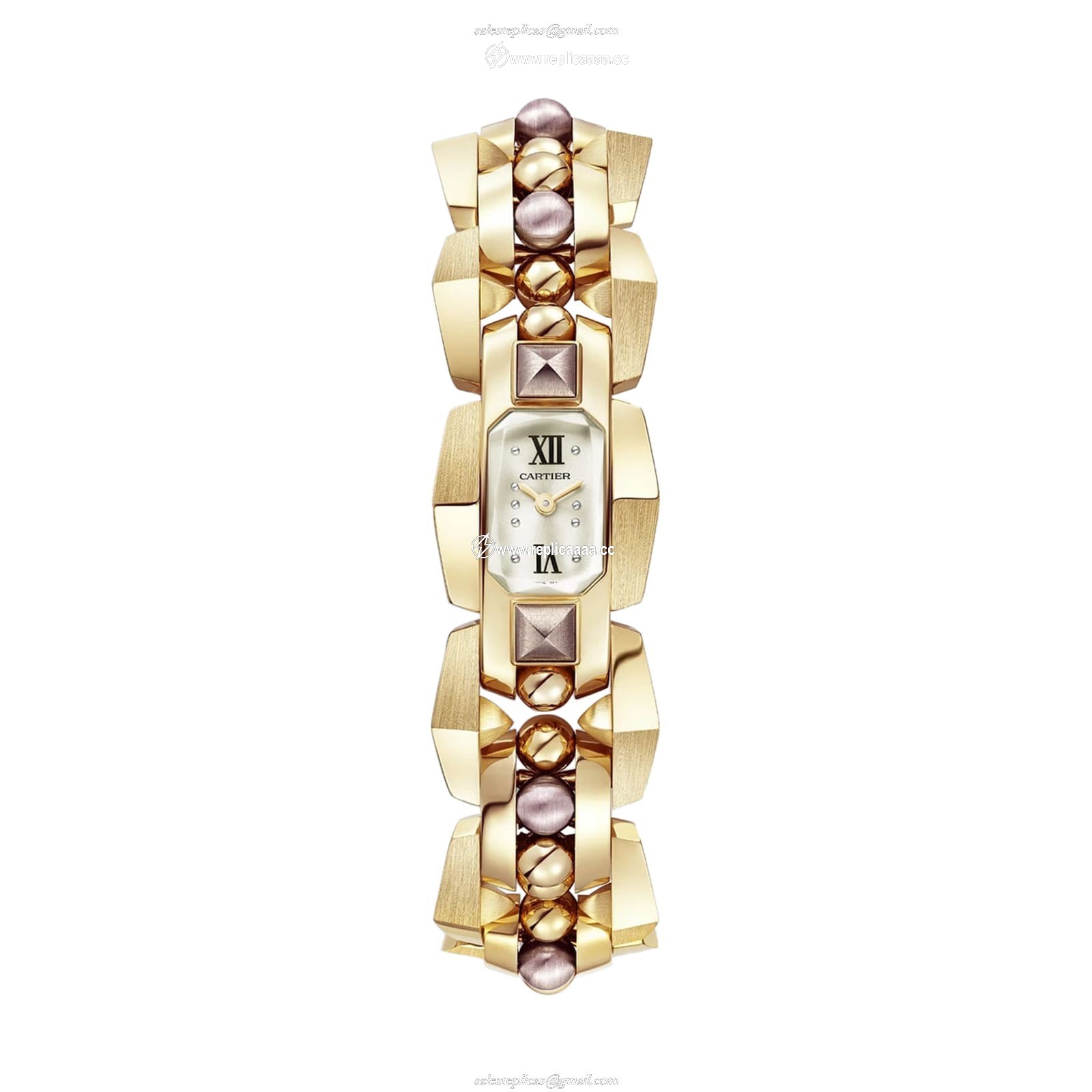 Cartier Clash [Un]limited details small model quartz movement. WGMB0002