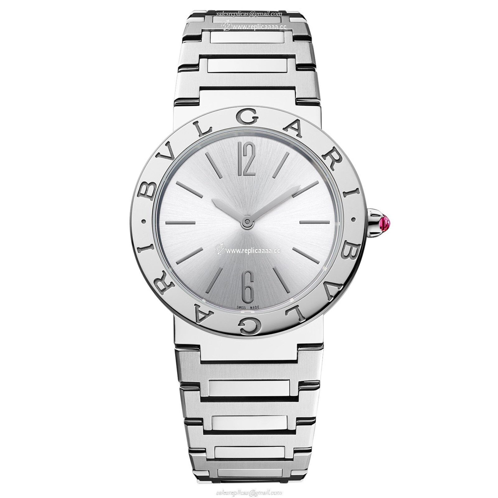 Bvlgari Bvlgari Bvlgari 33mm Grey Dial Ladies details - Stainless Steel 103575