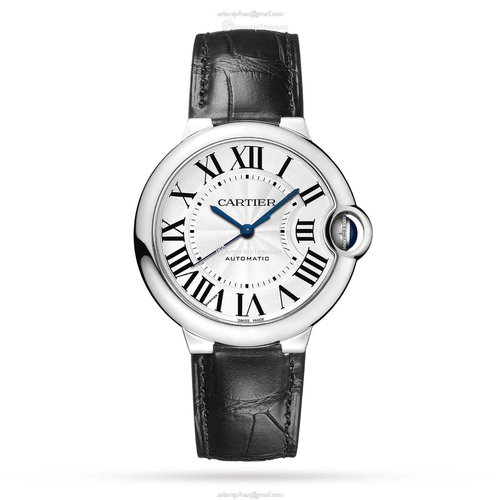 Cartier Ballon Bleu De Cartier details 36mm Mechanical Movement With Automatic Winding Steel WSBB0028 1 Cartier Ballon Bleu De Cartier details 36mm Mechanical Movement With Automatic Winding Steel WSBB0028