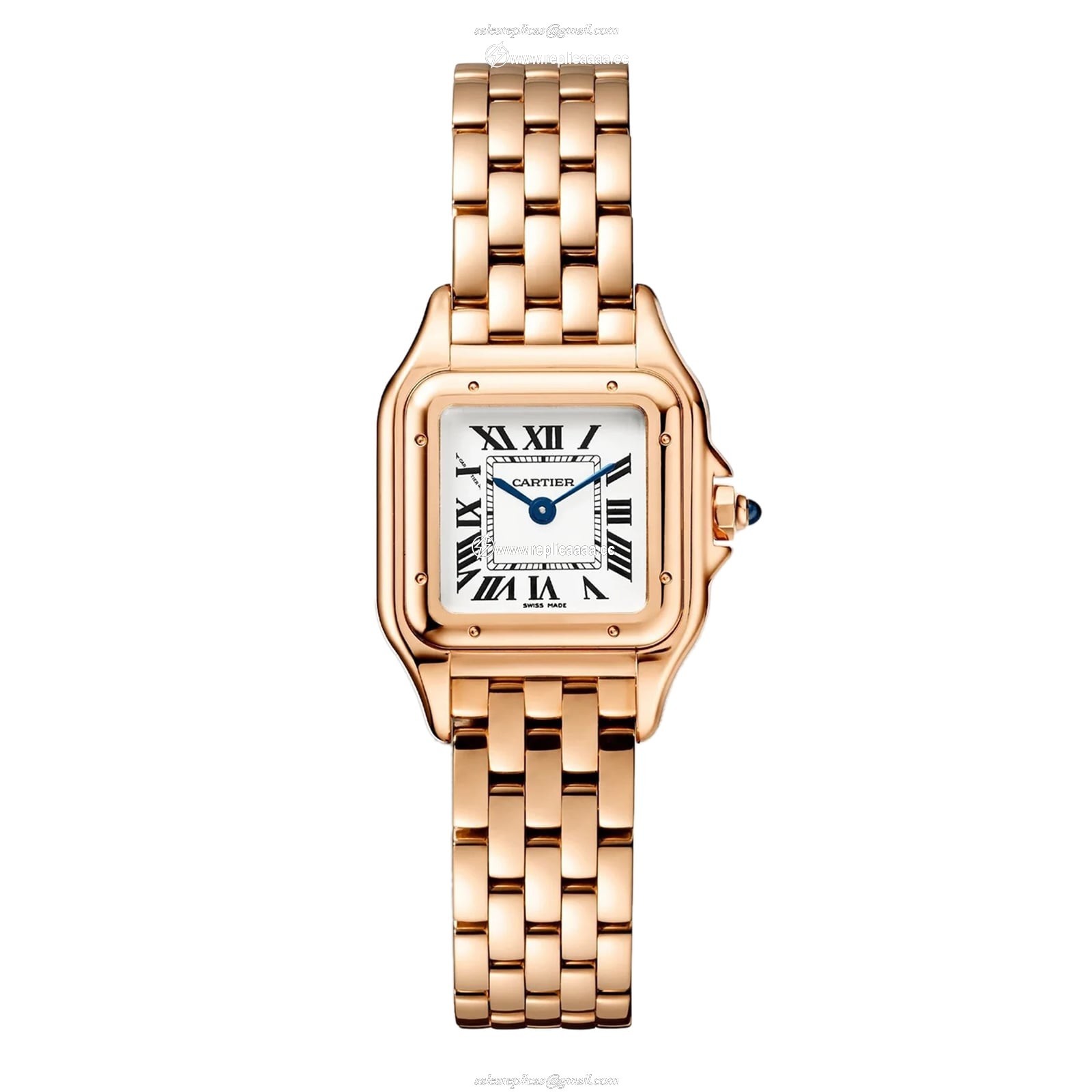 Cartier Panthere de Cartier details small model quartz movement. Case in rose gold 750/1000 dimensions: 23 mm x 30 mm WGPN0040 1 Cartier Panthere de Cartier details small model quartz movement. Case in rose gold 750/1000 dimensions: 23 mm x 30 mm WGPN0040