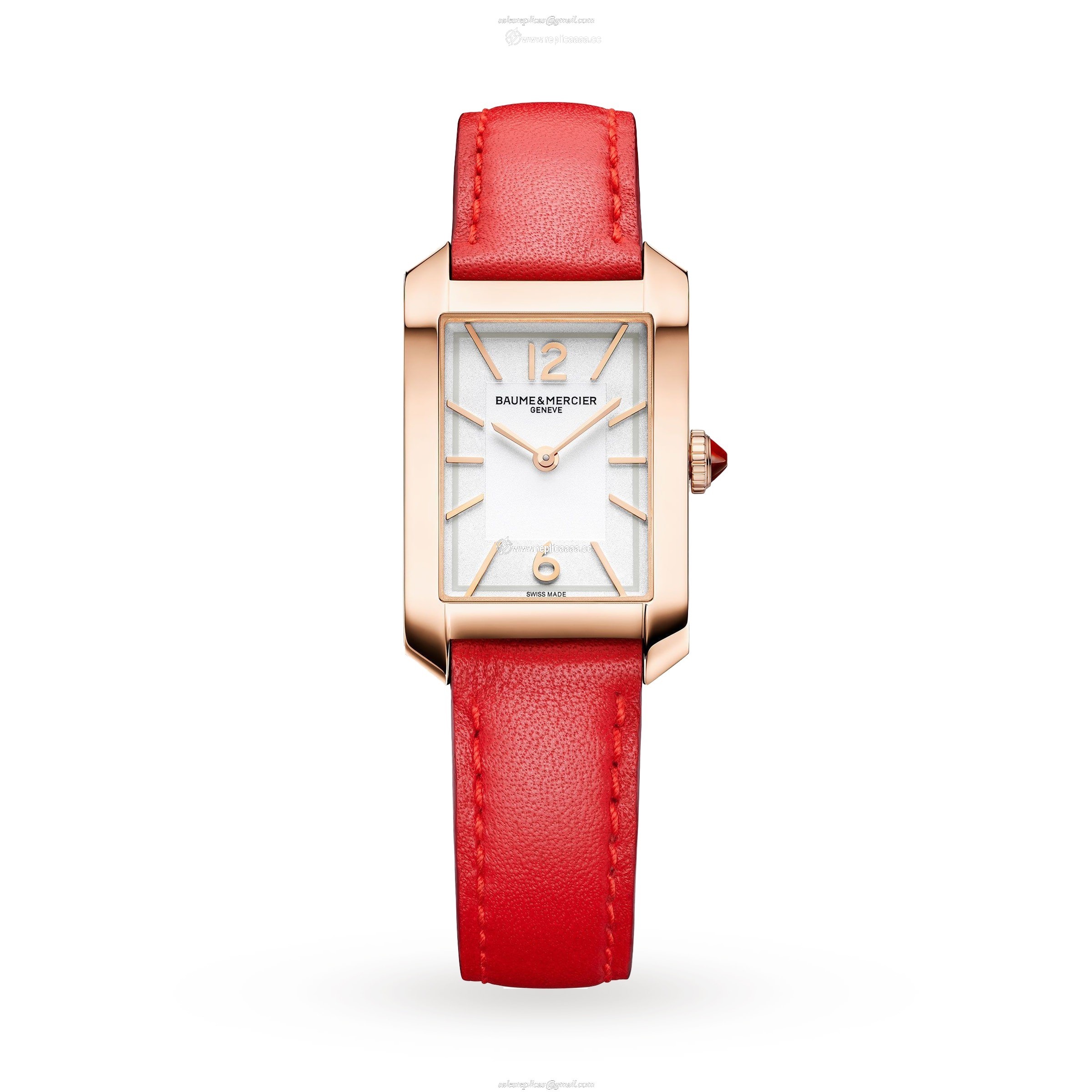 Baume & Mercier Hampton Ladies Red details 35 x 22mm BM0A10628