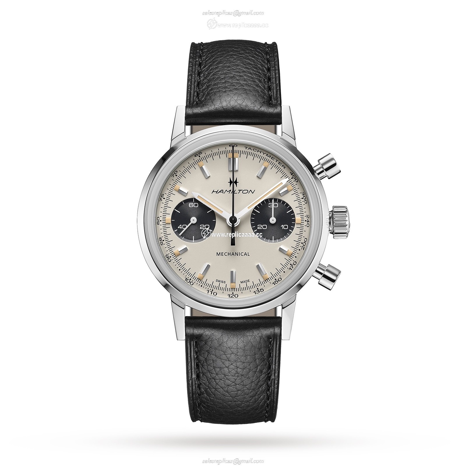 Hamilton American Classic Intra-Matic Chronograph 40mm Mens details H38429710