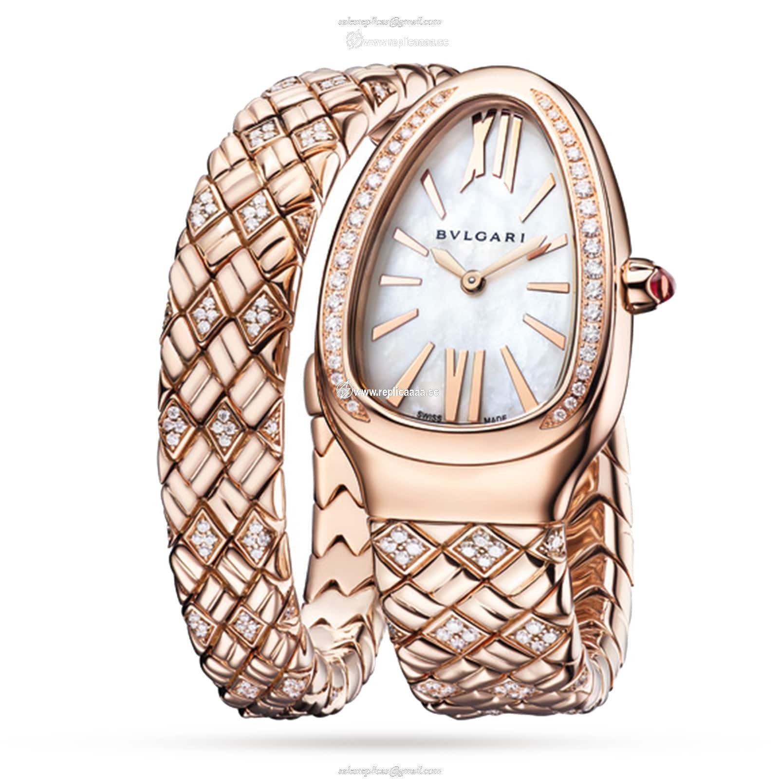 Bvlgari Serpenti Spiga 35mm Ladies details 103250 1 Bvlgari Serpenti Spiga 35mm Ladies details 103250