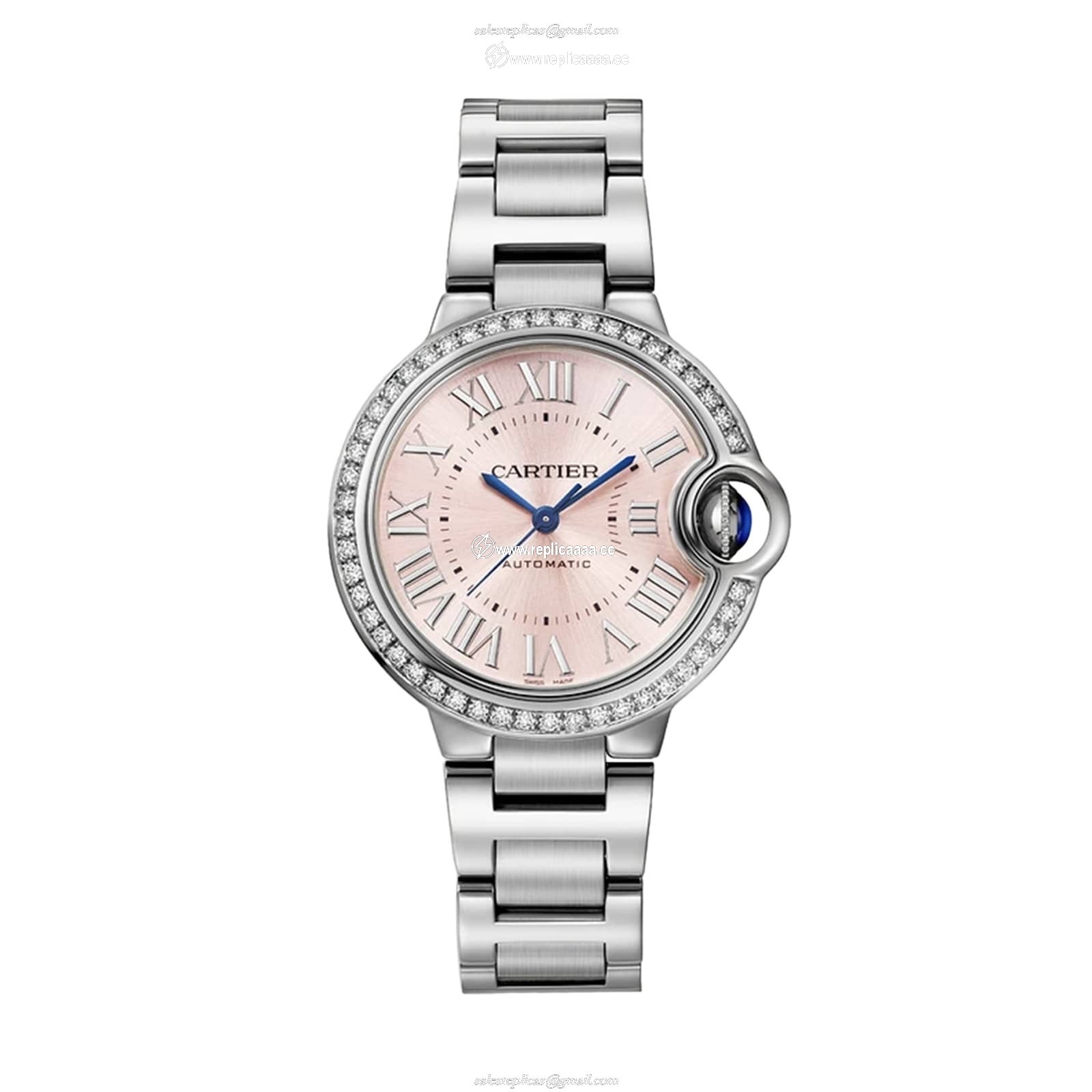 Cartier Ballon Bleu De Cartier details 33mm Automatic Winding Steel Case W4BB0037 1 Cartier Ballon Bleu De Cartier details 33mm Automatic Winding Steel Case W4BB0037