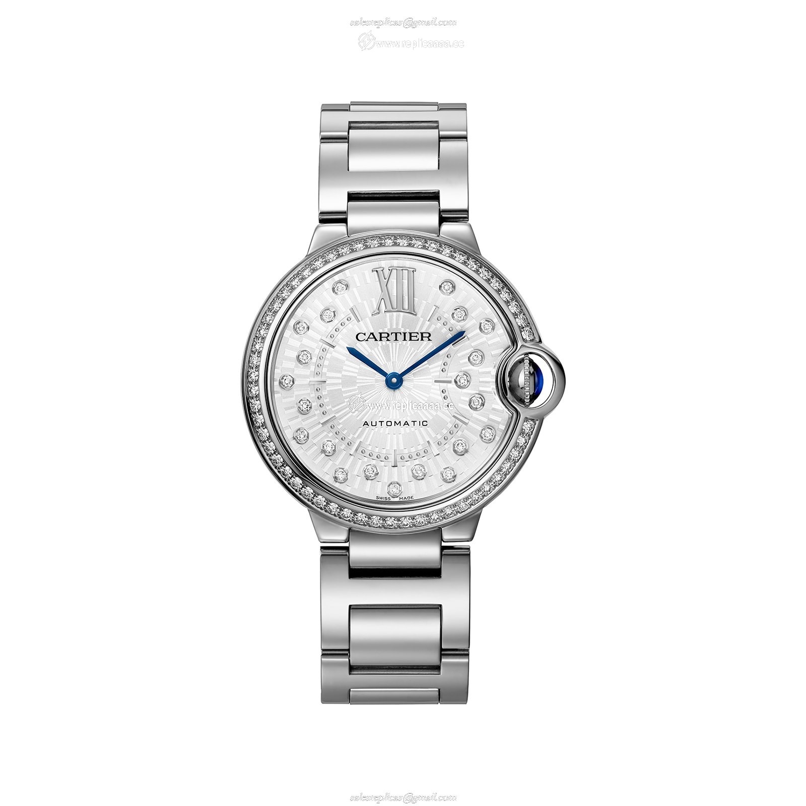 Cartier Ballon Bleu de Cartier details 36 mm mechanical movement with automatic winding. W4BB0036 1 Cartier Ballon Bleu de Cartier details 36 mm mechanical movement with automatic winding. W4BB0036
