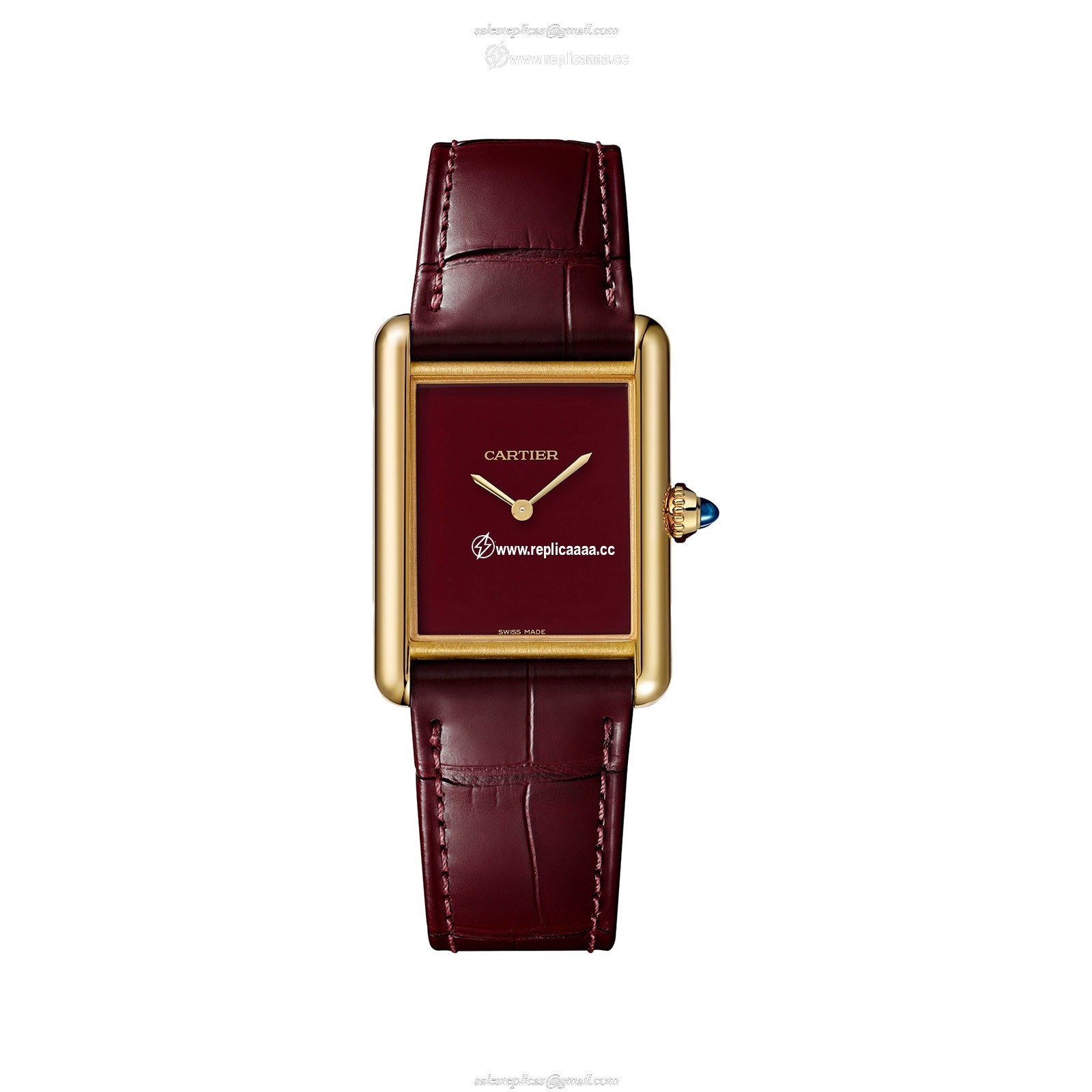 Cartier Tank Louis Cartier details large model Manufacture mechanical movement with manual winding. WGTA0190 1 Cartier Tank Louis Cartier details large model Manufacture mechanical movement with manual winding. WGTA0190