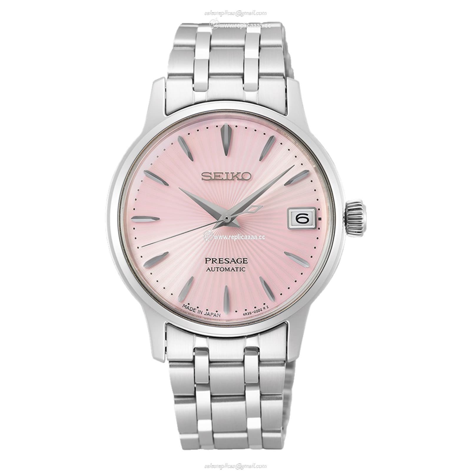 Seiko Presage Cocktail Time Cosmopolitan 34mm Ladies details Pink SRP839J1 1 Seiko Presage Cocktail Time Cosmopolitan 34mm Ladies details Pink SRP839J1
