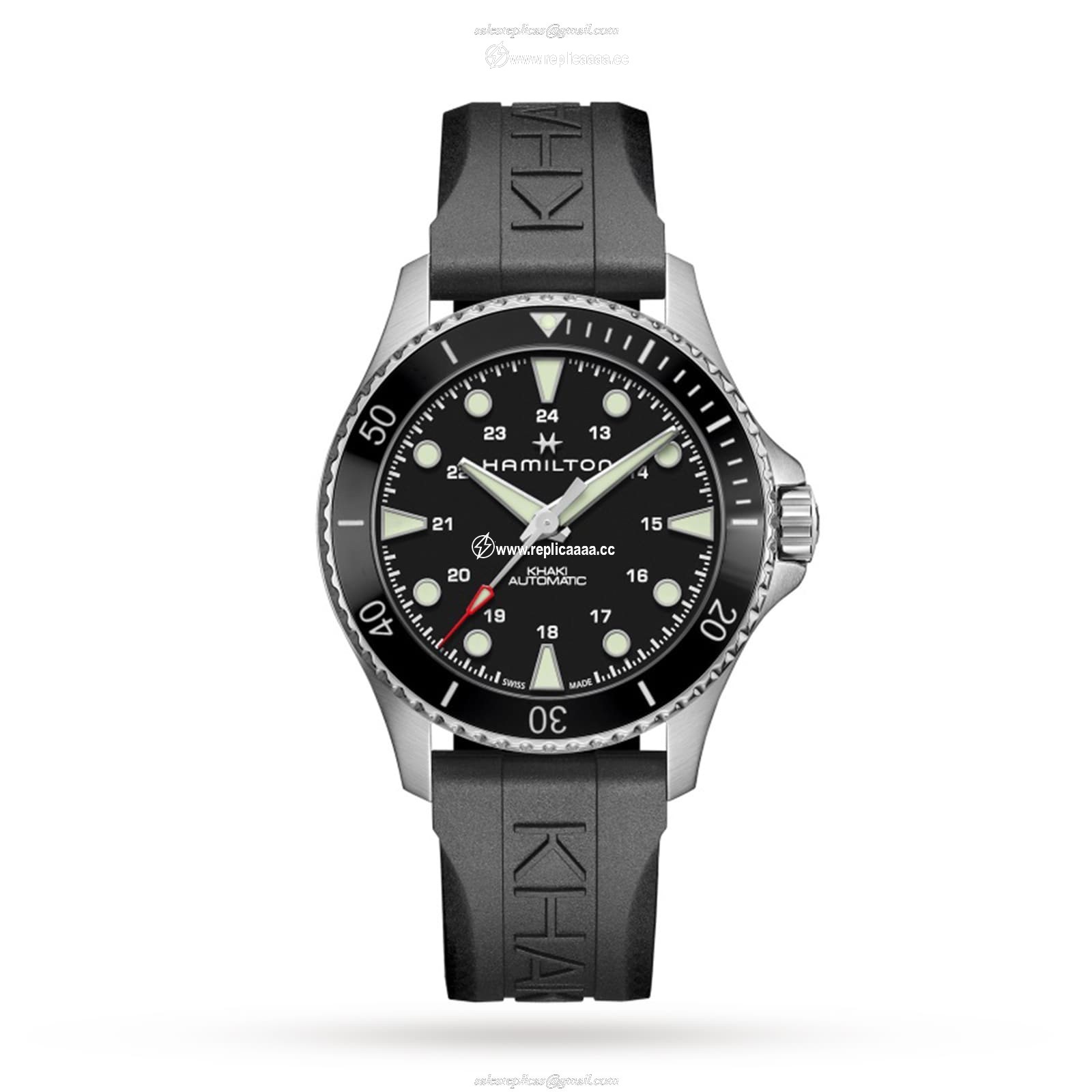 Hamilton Khaki Navy Scuba Auto 43mm Mens details H82515330