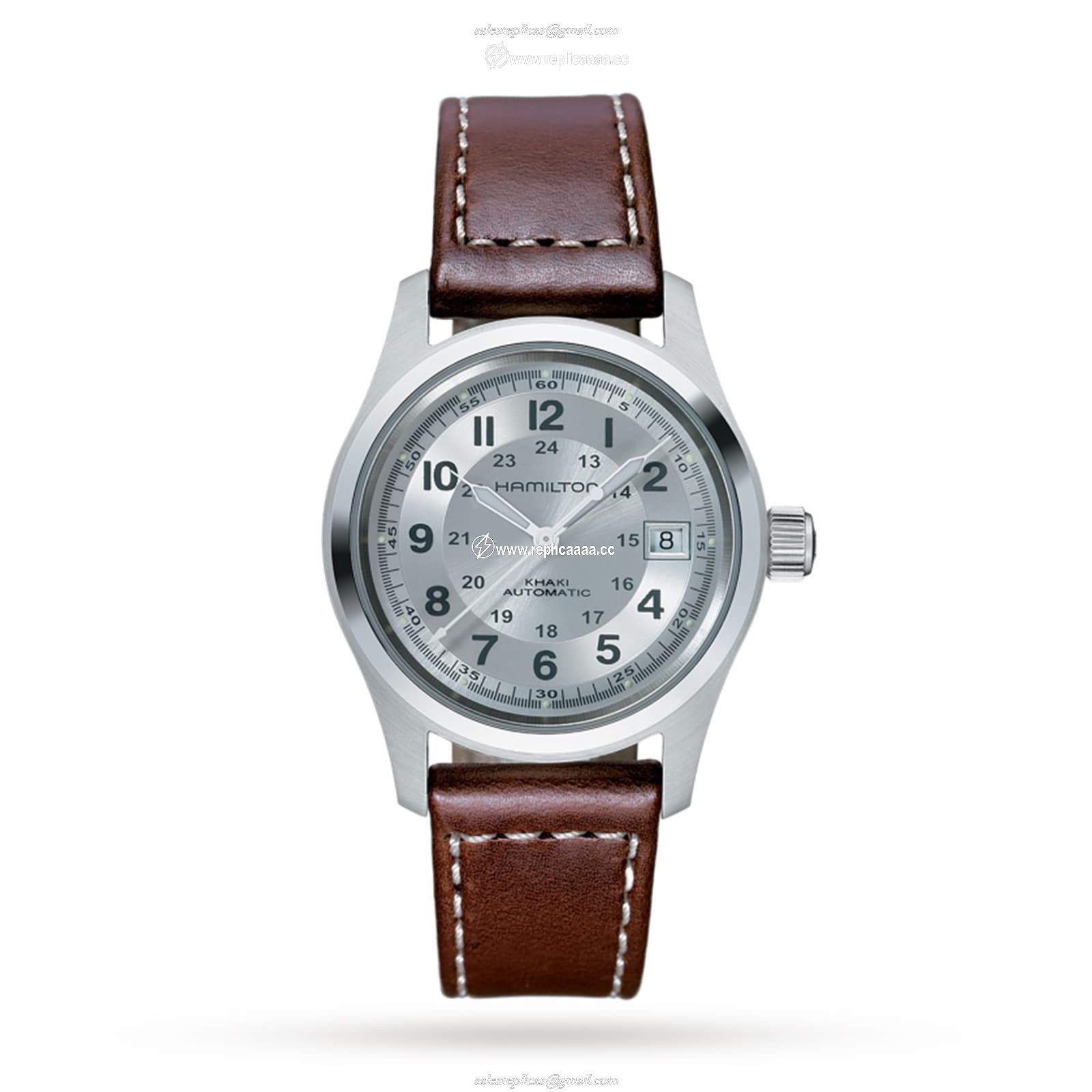 Hamilton Khaki Field Auto 38mm Unisex details H70455553 1 Hamilton Khaki Field Auto 38mm Unisex details H70455553