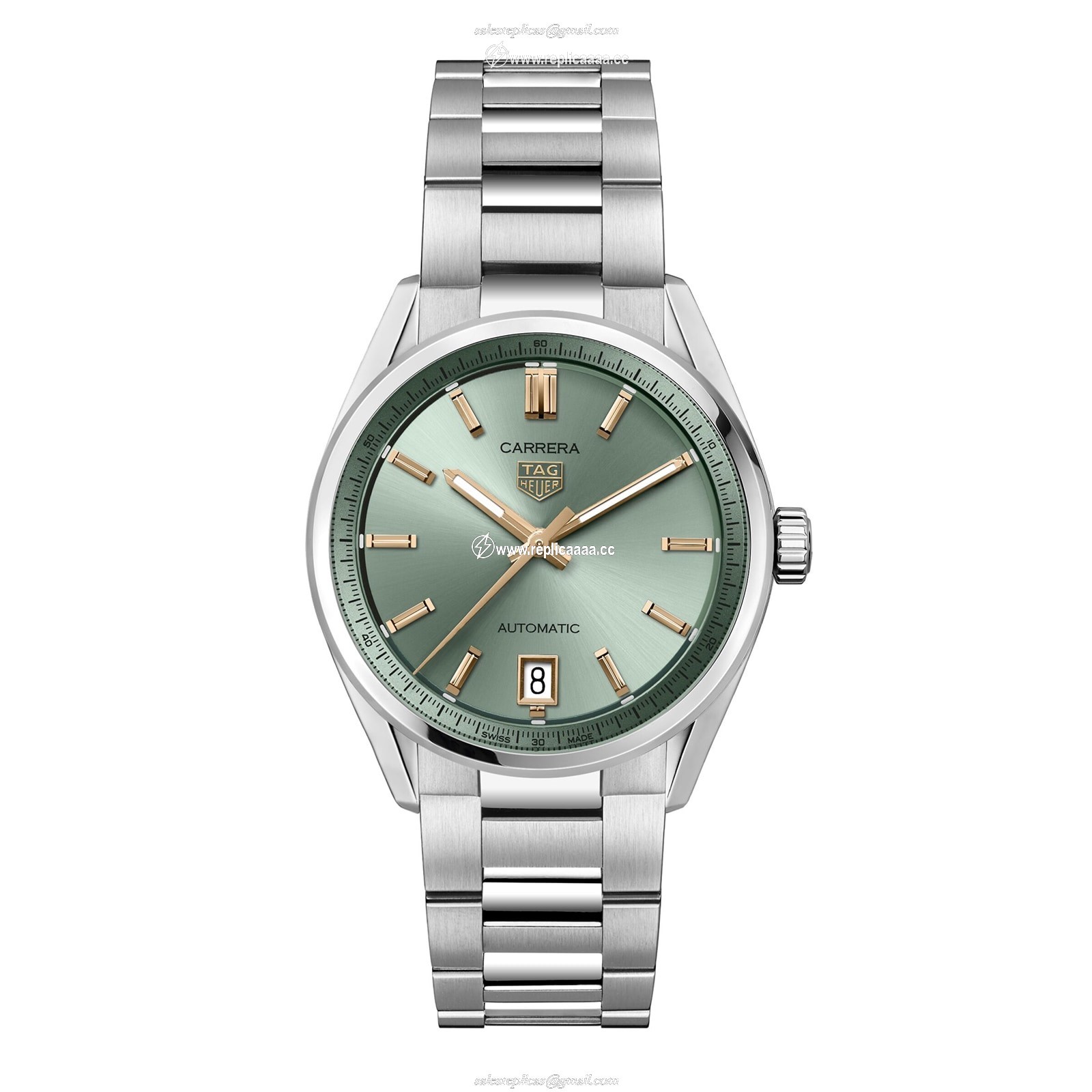 TAG Heuer Carrera Date 36mm Ladies details Green WBN2312.BA0001