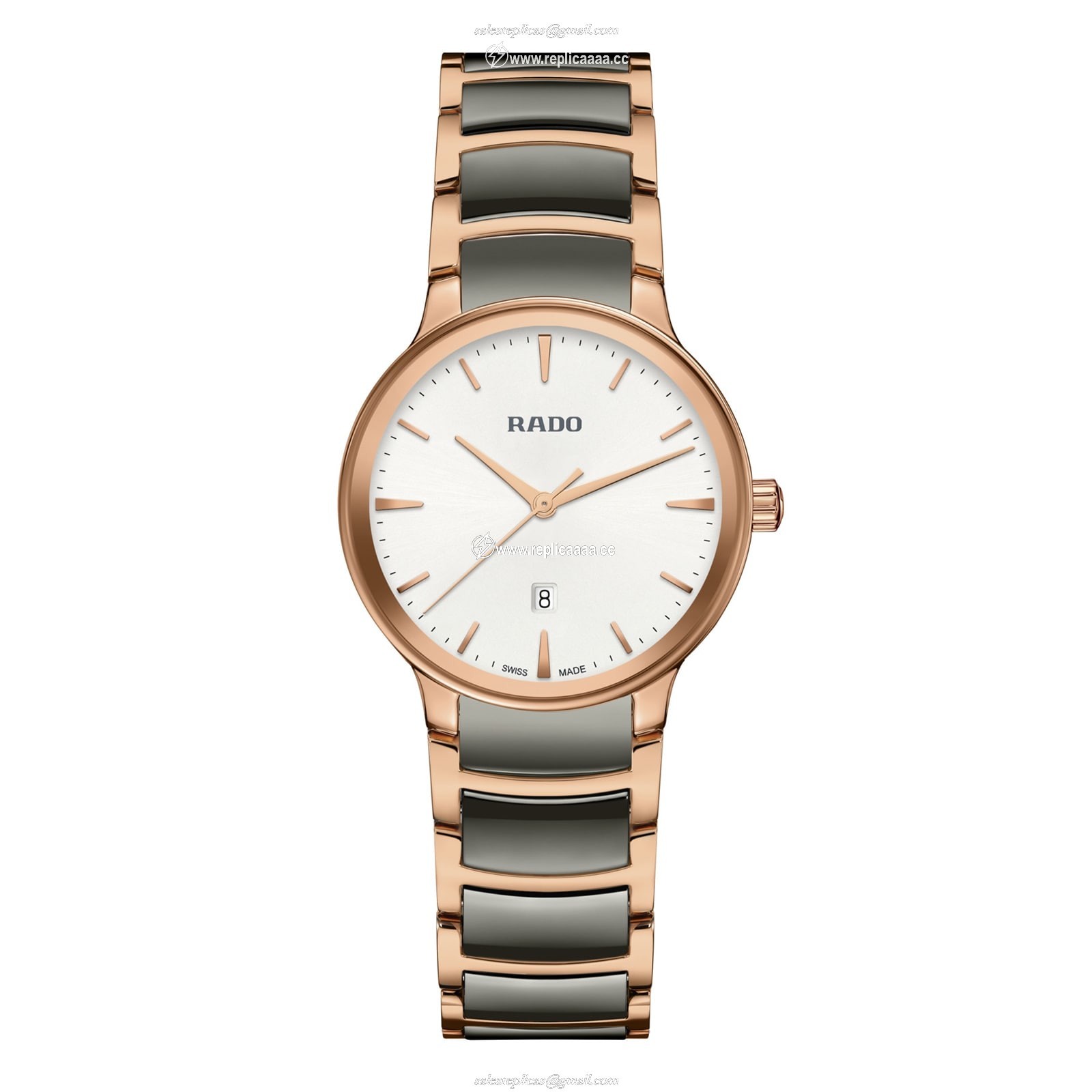 Rado Centrix 30mm Stainless Steel Ladies details Silver R30024012