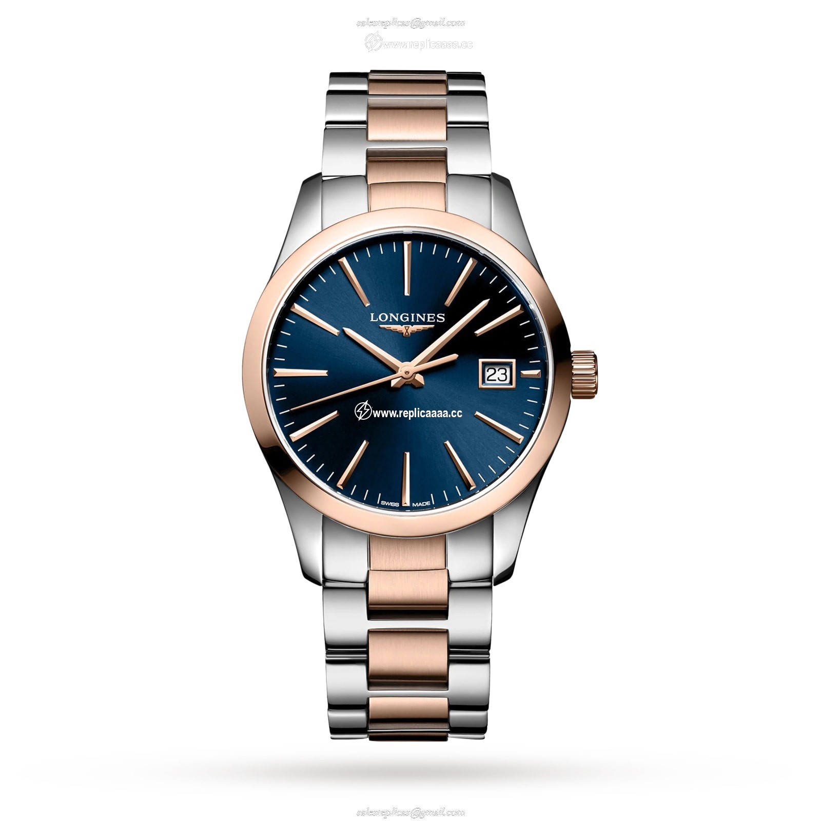 Longines Conquest Classic 34mm Ladies details Blue L23863927