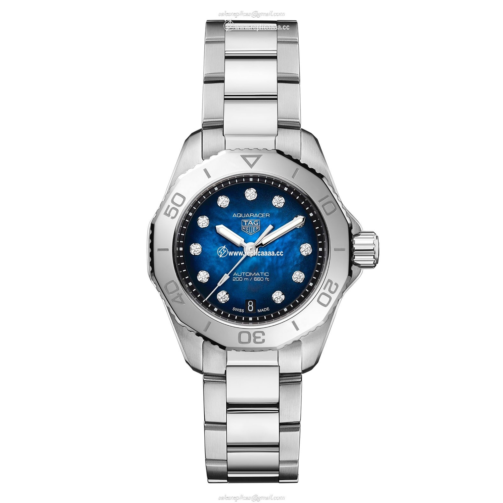 TAG Heuer Aquaracer Professional 200 Ladies details WBP2411.BA0622