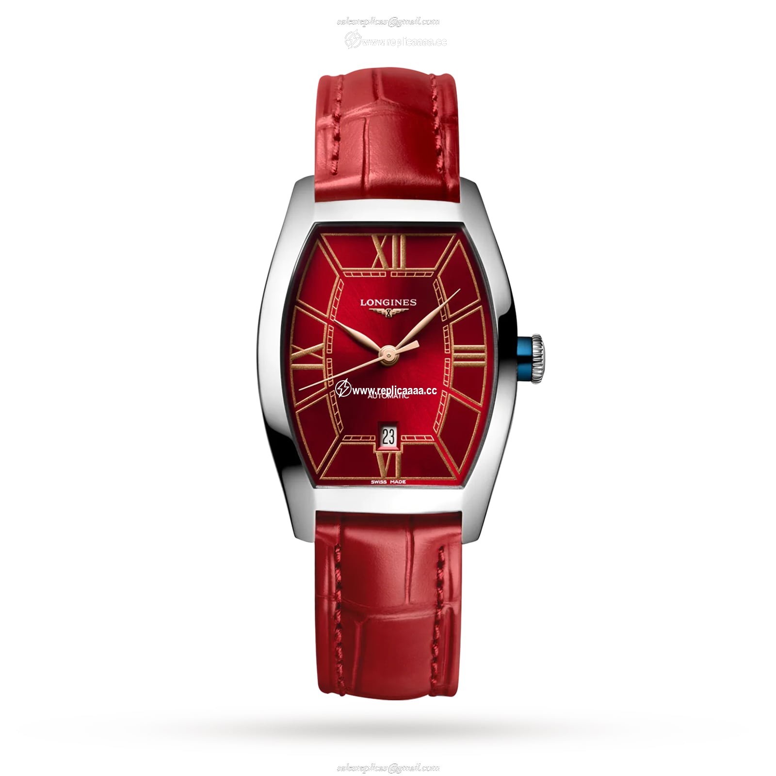 Longines Evidenza 26mm X 30.6mm Ladies details Red L21424092 1 Longines Evidenza 26mm X 30.6mm Ladies details Red L21424092