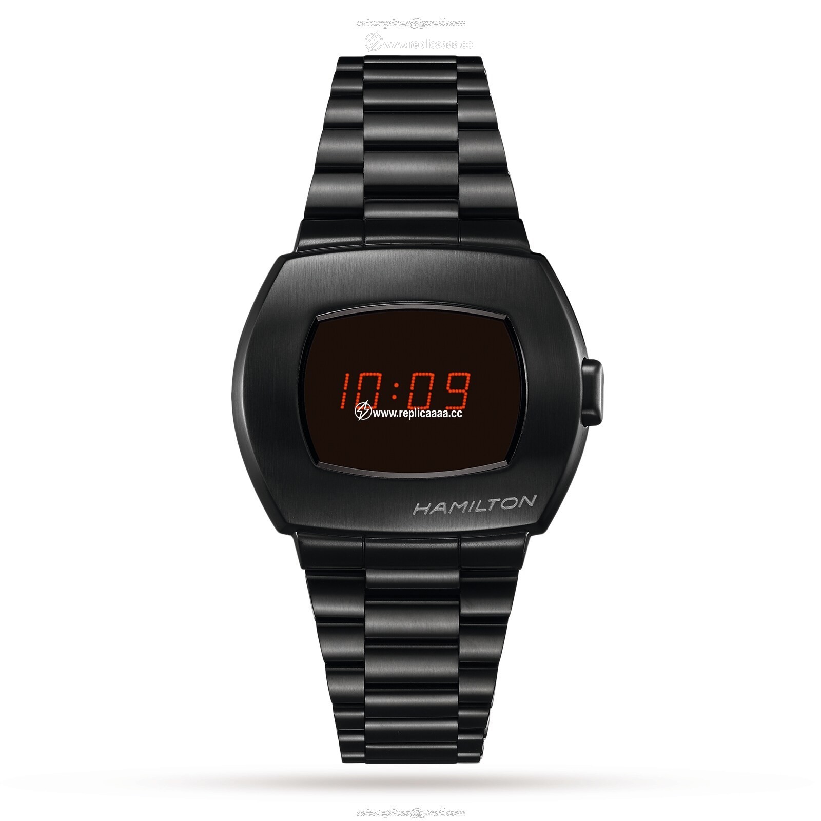 Hamilton American Classic PSR Digital Quartz Mens details Black H52404130