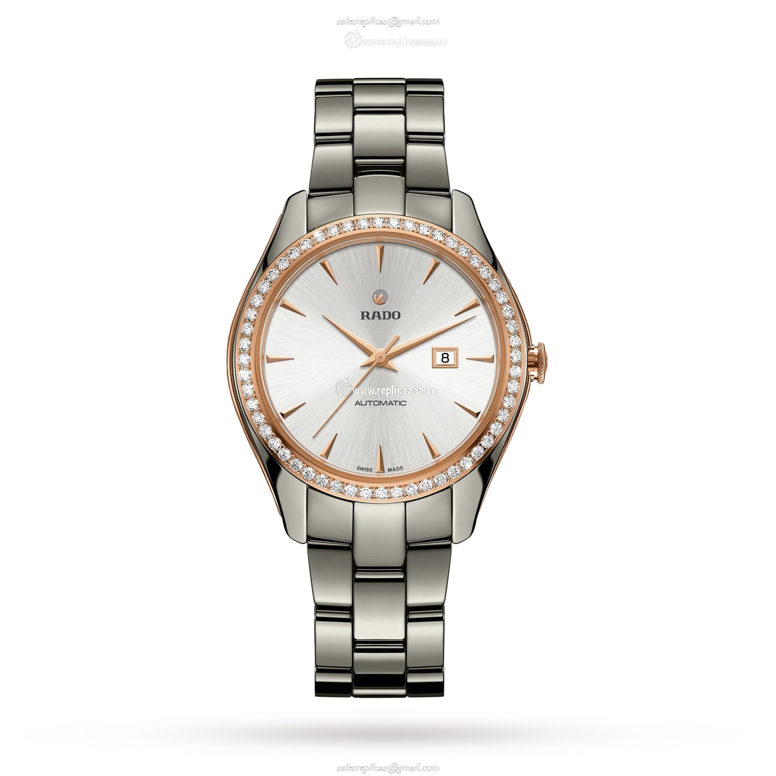 Rado HyperChrome Automatic Diamonds 36mm Ladies details R32052012