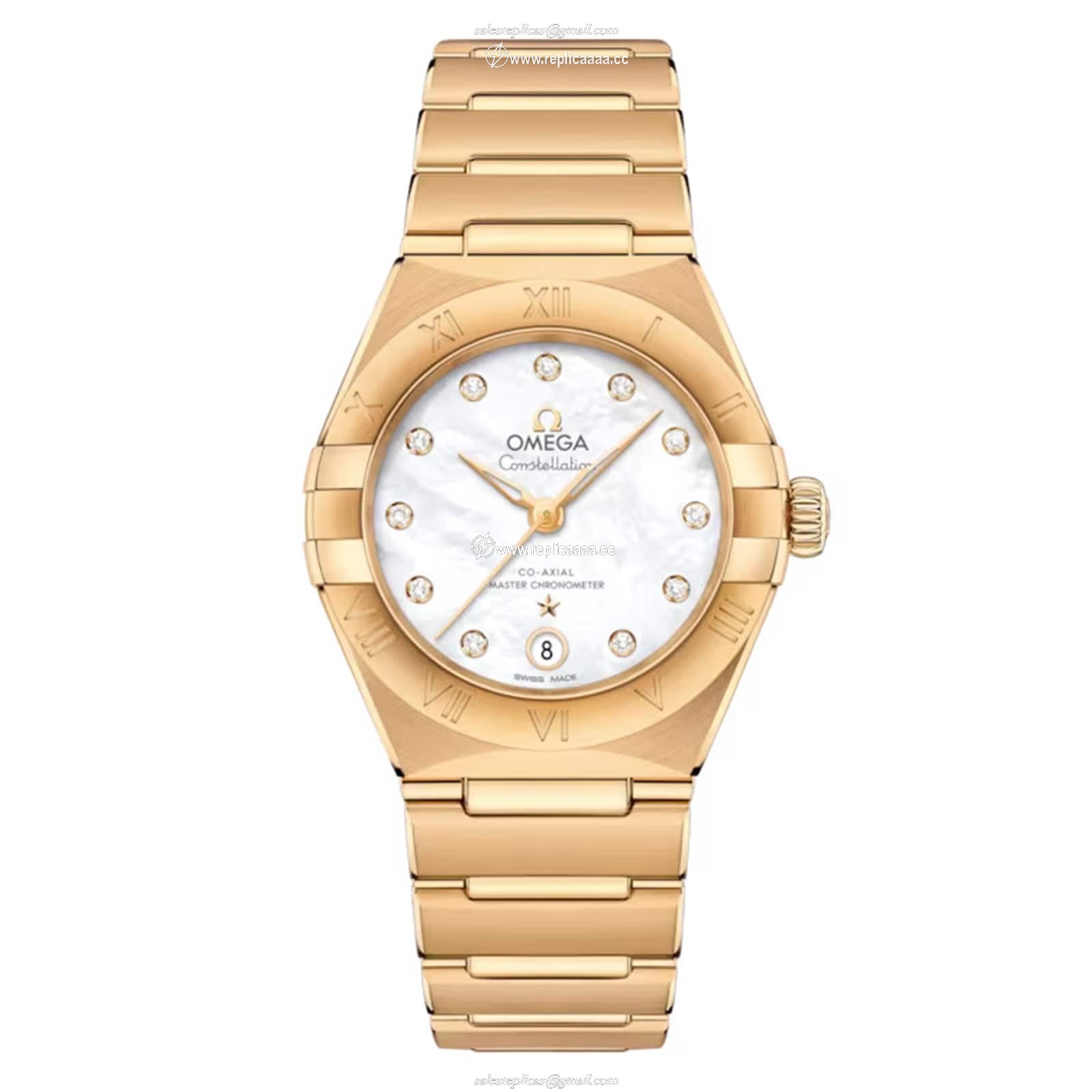 Omega Constellation 29mm Yellow Gold On Yellow Gold O13150292055002 1 Omega Constellation 29mm Yellow Gold On Yellow Gold O13150292055002