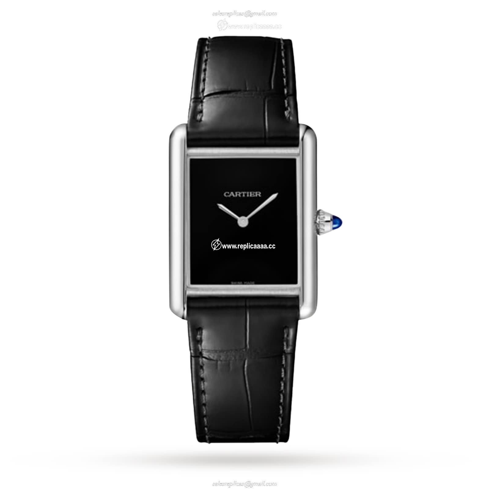 Cartier Tank Must details Large Model Quartz Movement Steel WSTA0072