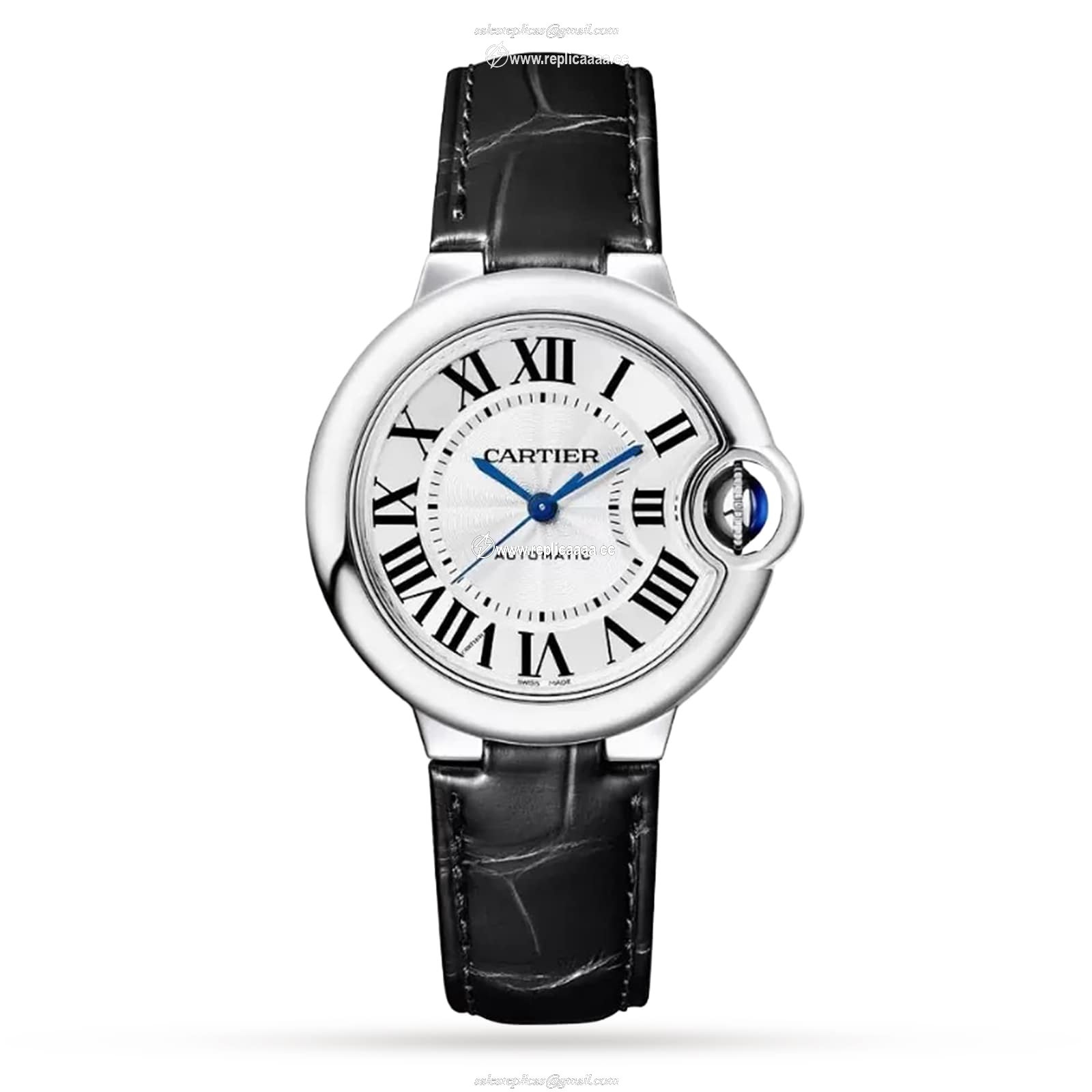 Cartier Ballon Bleu De Cartier details 33mm Mechanical Movement With Automatic Winding Steel WSBB0030 1 Cartier Ballon Bleu De Cartier details 33mm Mechanical Movement With Automatic Winding Steel WSBB0030