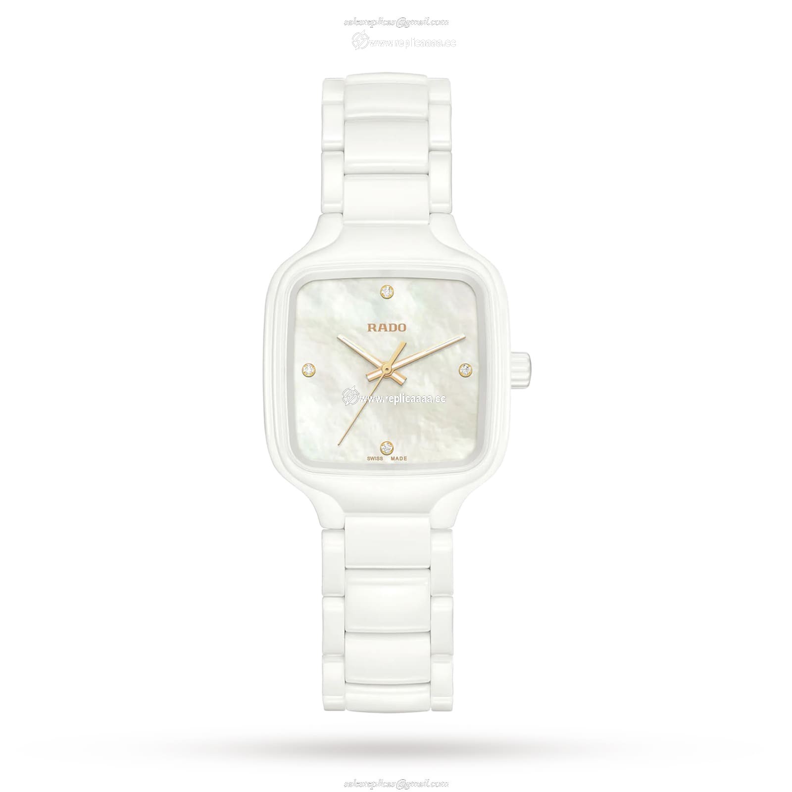 Rado True Square Diamonds 29mm Ladies details R27072902