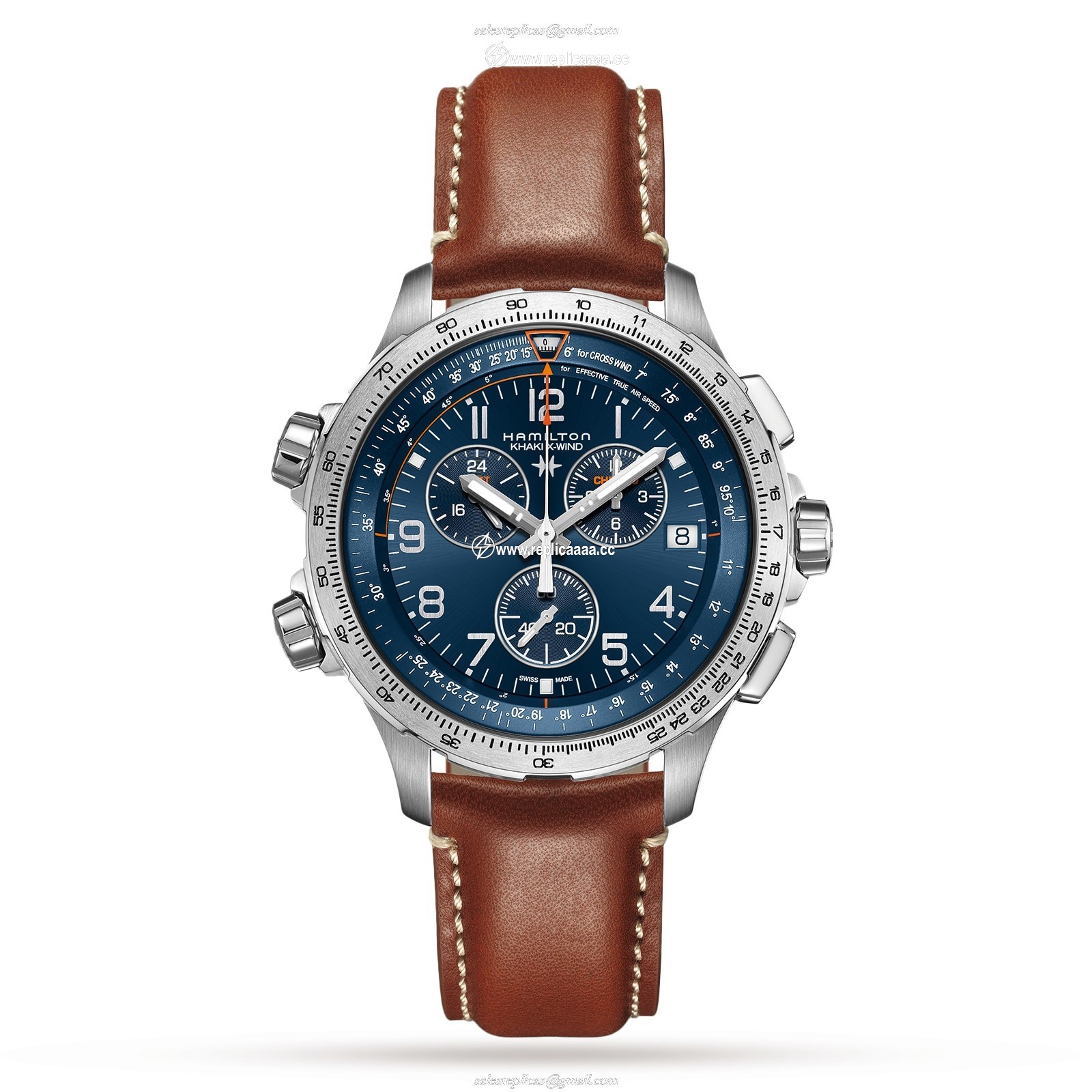 Hamilton Khaki Aviation X-Wind GMT Chrono Quartz 46mm Mens details Blue H77922541 1 Hamilton Khaki Aviation X-Wind GMT Chrono Quartz 46mm Mens details Blue H77922541