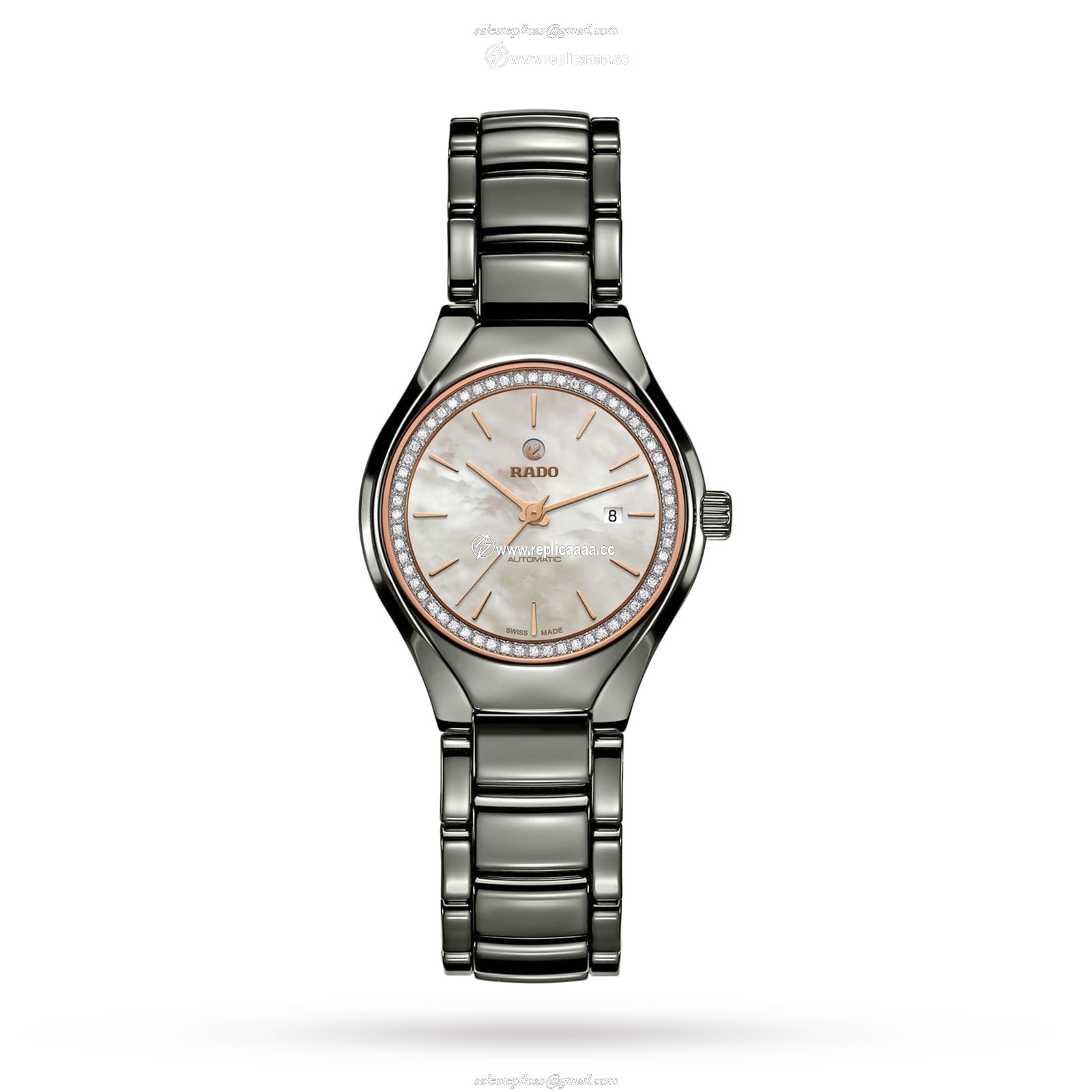 Rado True Automatic Diamonds 30mm Ladies details R27243852 1 Rado True Automatic Diamonds 30mm Ladies details R27243852