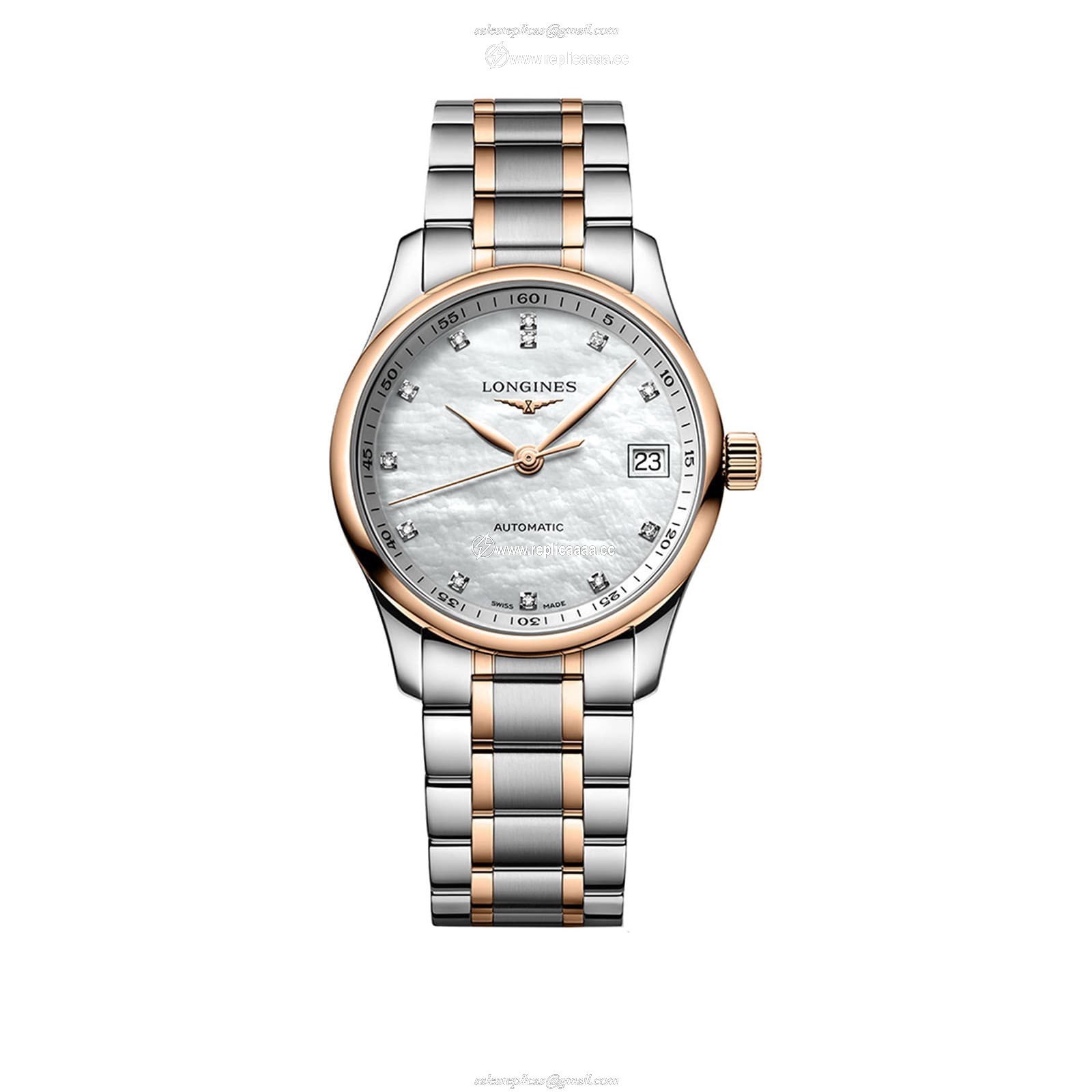 Longines Master Collection 34mm Ladies details Mother Of Pearl L23575897