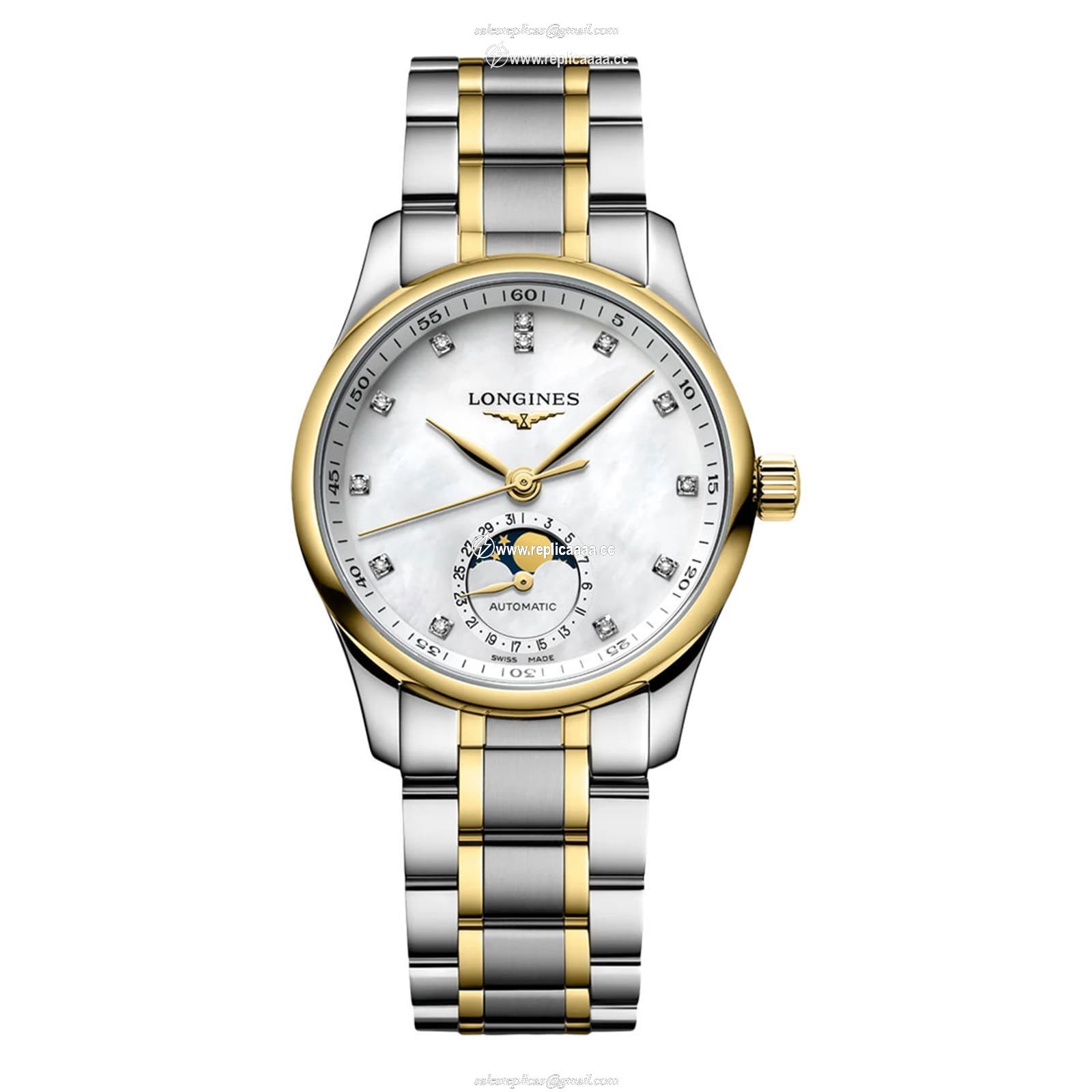Longines Master Collection 34mm Ladies details Mother Of Pearl L24095877 1 Longines Master Collection 34mm Ladies details Mother Of Pearl L24095877