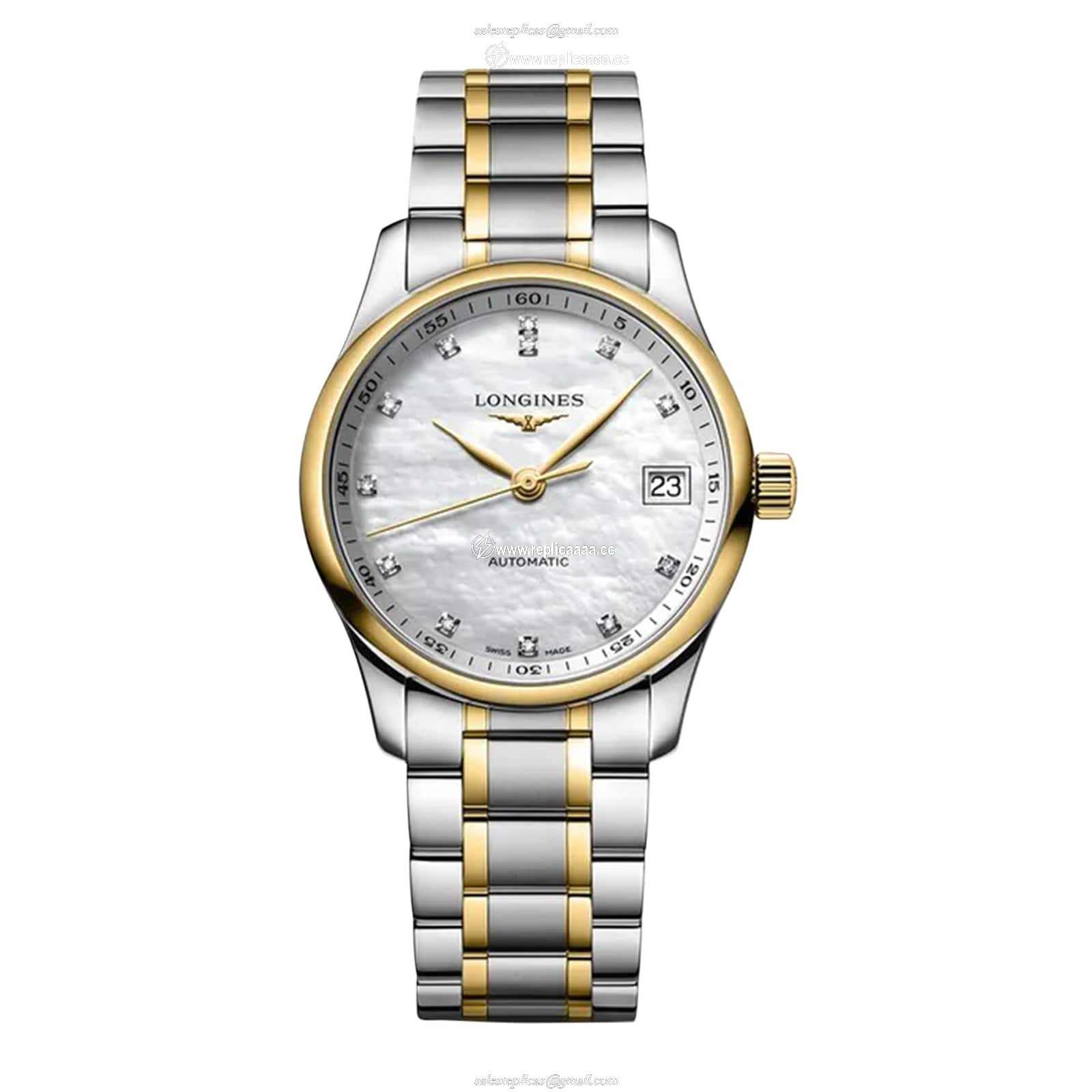 Longines Master Collection 34mm Ladies details Mother Of Pearl L23575877