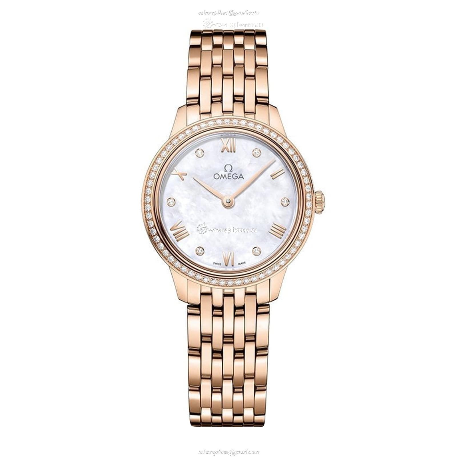 Omega De Ville Prestige 27.5mm Ladies details Mother Of Pearl O43455286055001 1 Omega De Ville Prestige 27.5mm Ladies details Mother Of Pearl O43455286055001